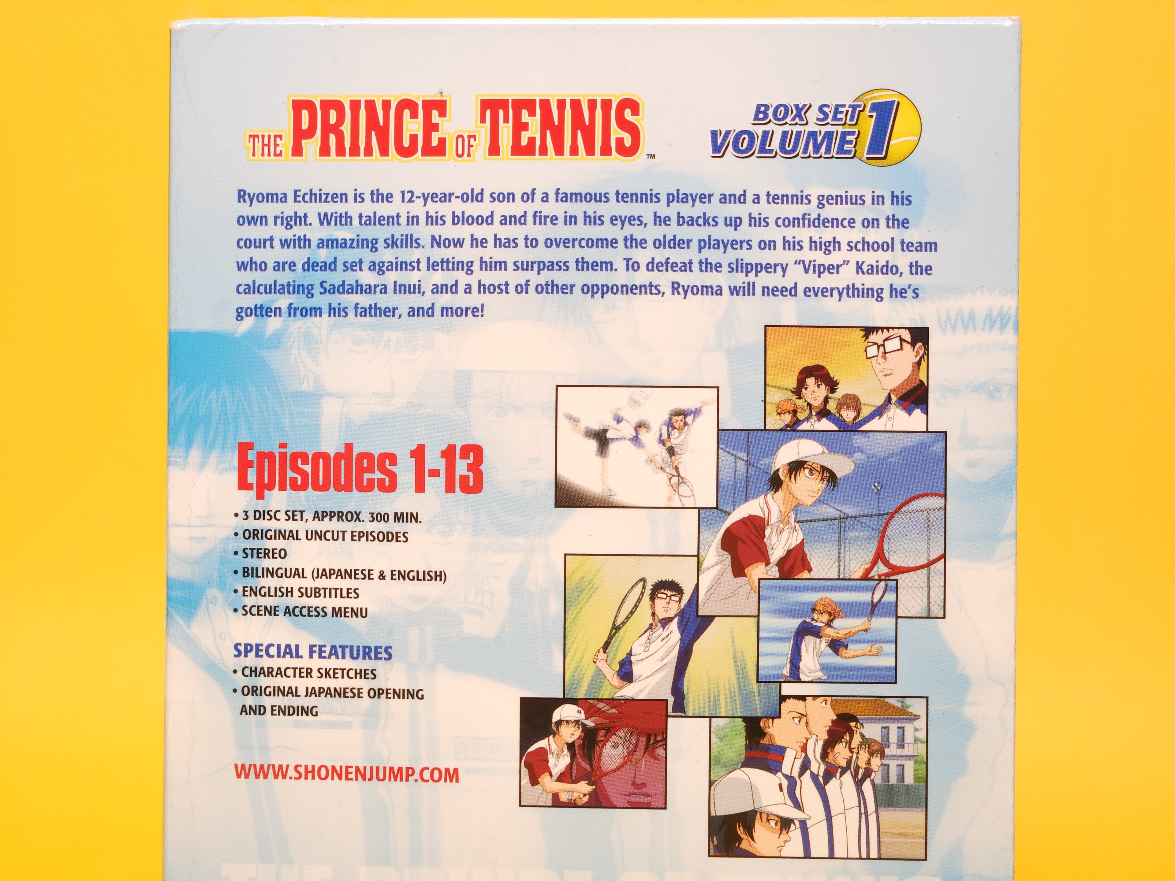 The Prince of Tennis: Box Set Volume 1 – 2007 DVD