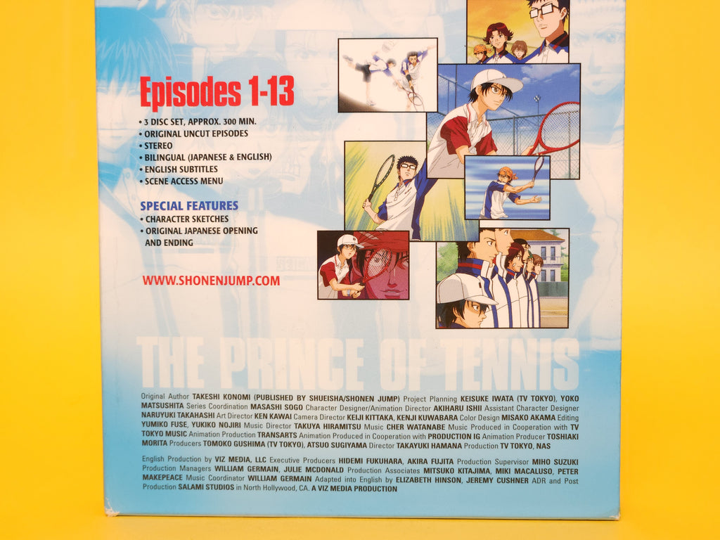 The Prince of Tennis: Box Set Volume 1 – 2007 DVD