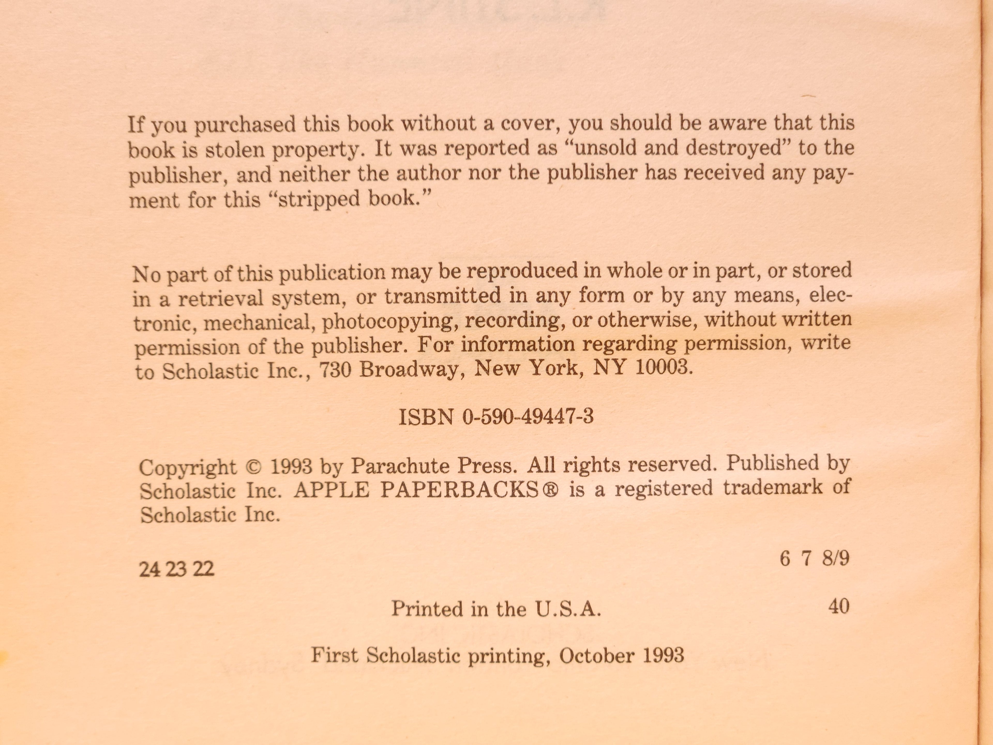 Be Careful What You Wish For... #12 – 1993 Goosebumps R.L. Stine