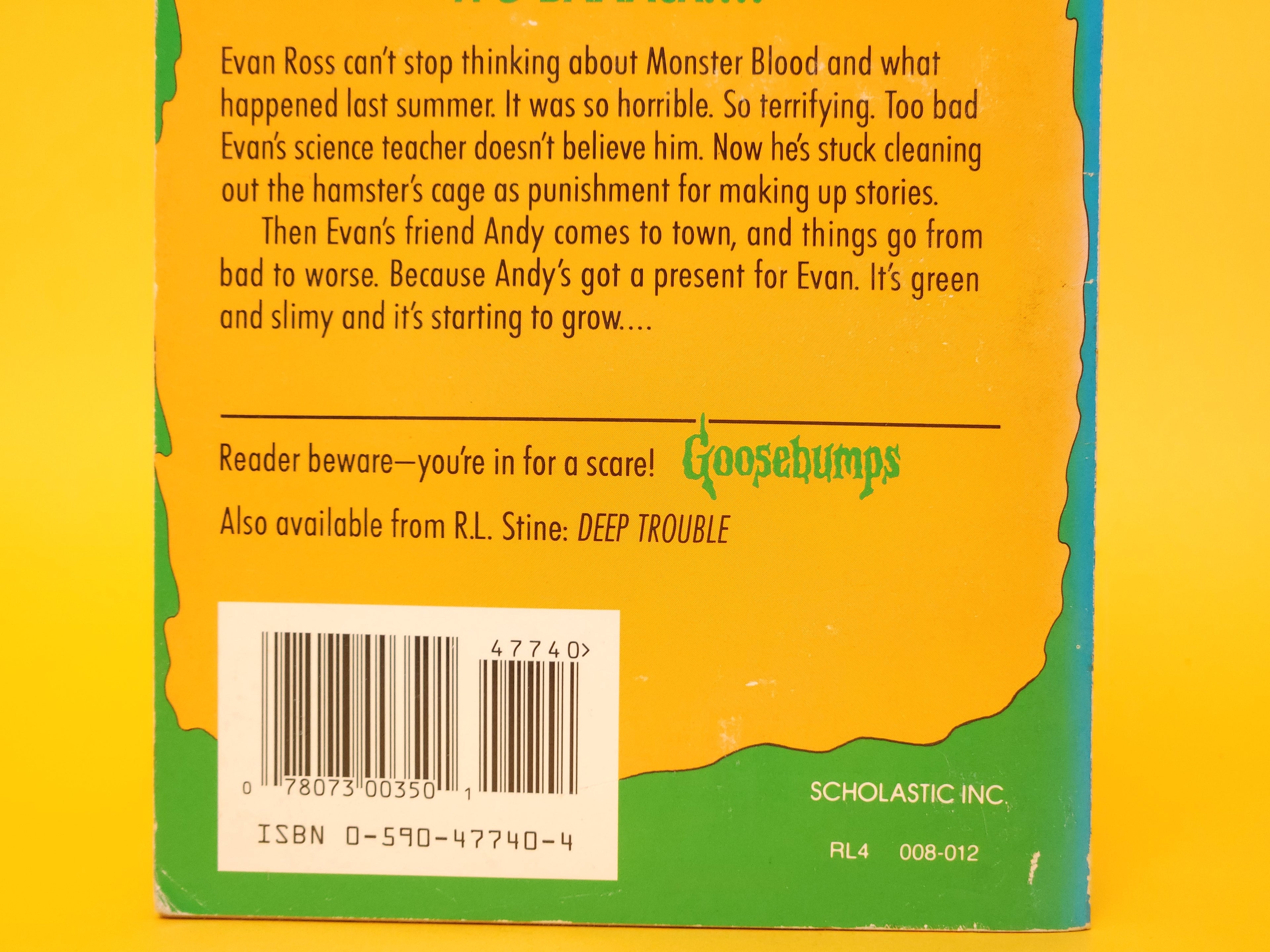 Monster Blood II #18 – 1994 Goosebumps R.L. Stine