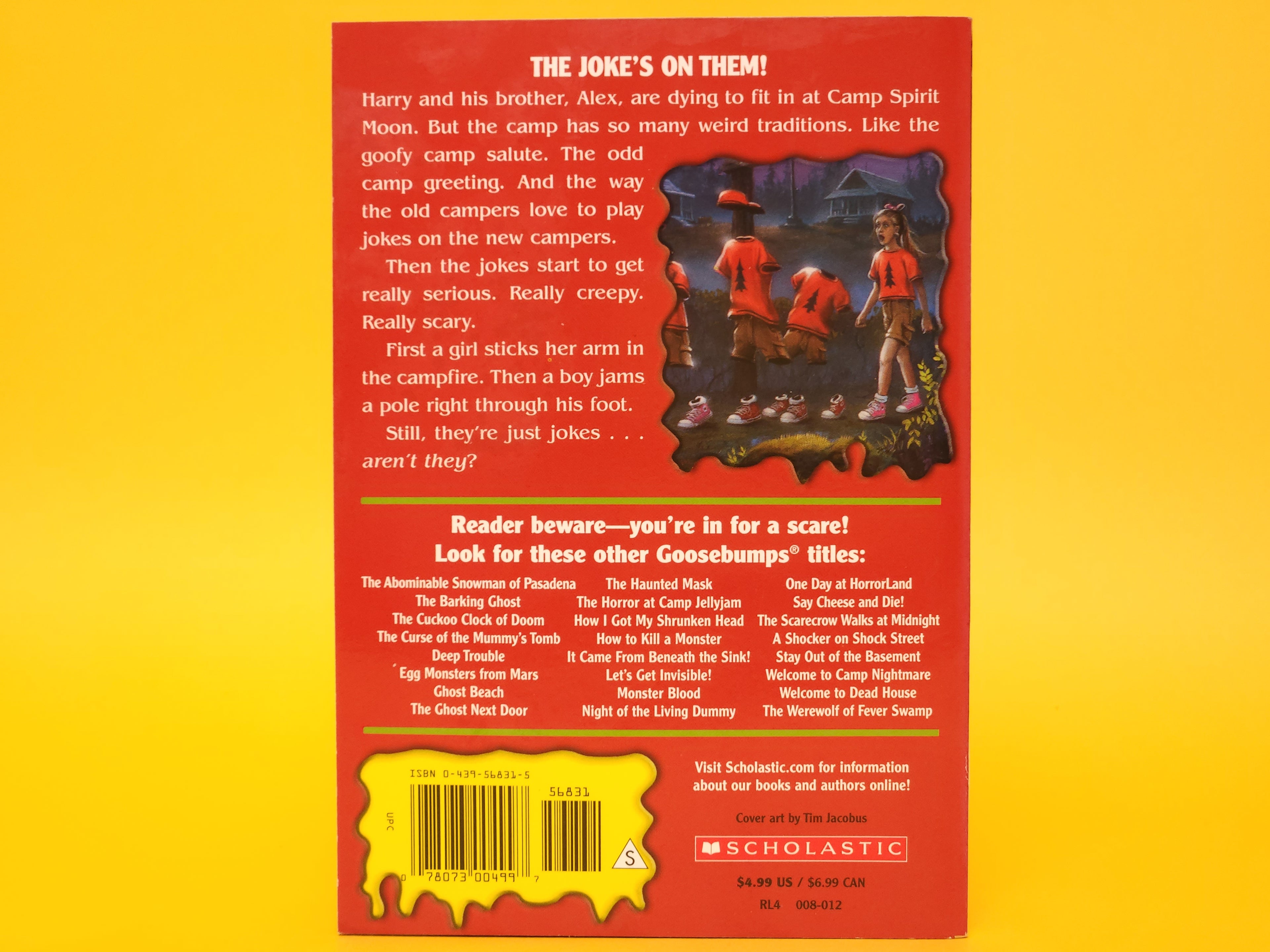 Ghost Camp #45 – 2003 Goosebumps R.L. Stine 1st Print