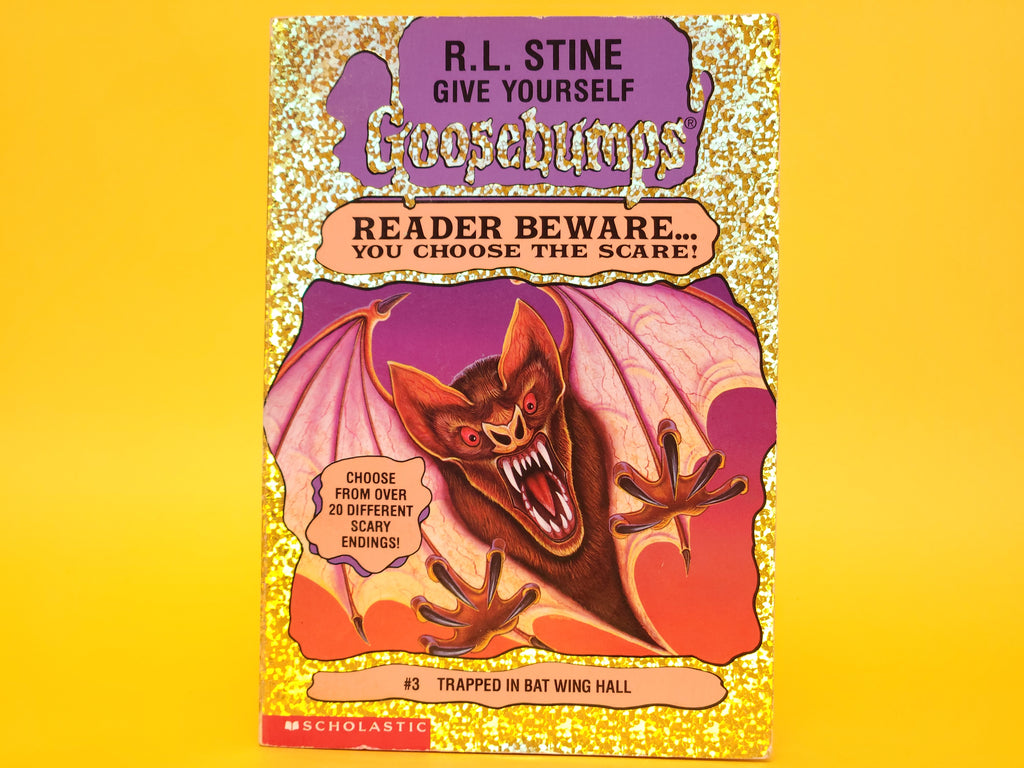 Trapped In Bat Hall #3 – 1995 Give Yourself Goosebumps R.L. Stine
