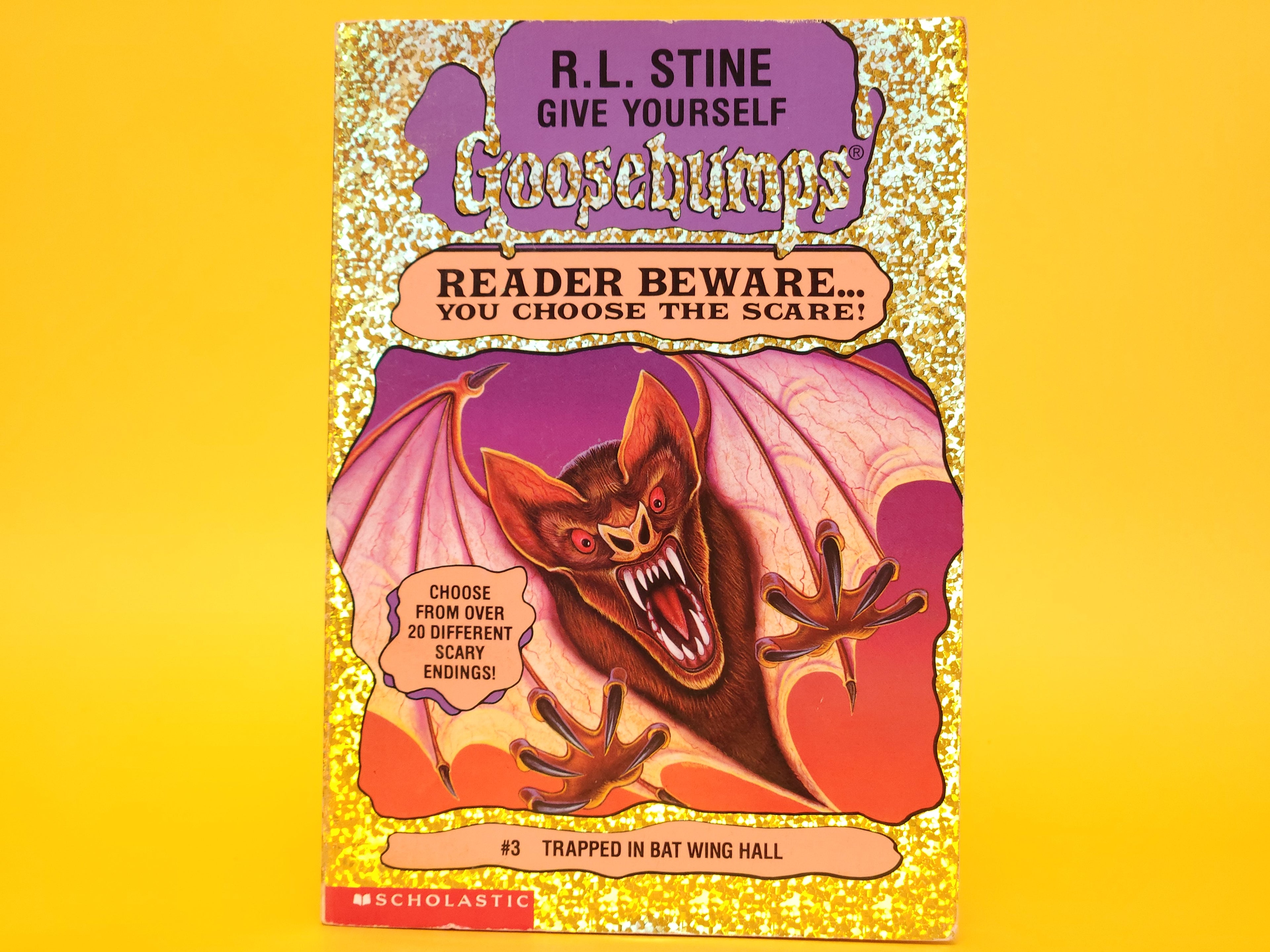 Trapped In Bat Hall #3 – 1995 Give Yourself Goosebumps R.L. Stine