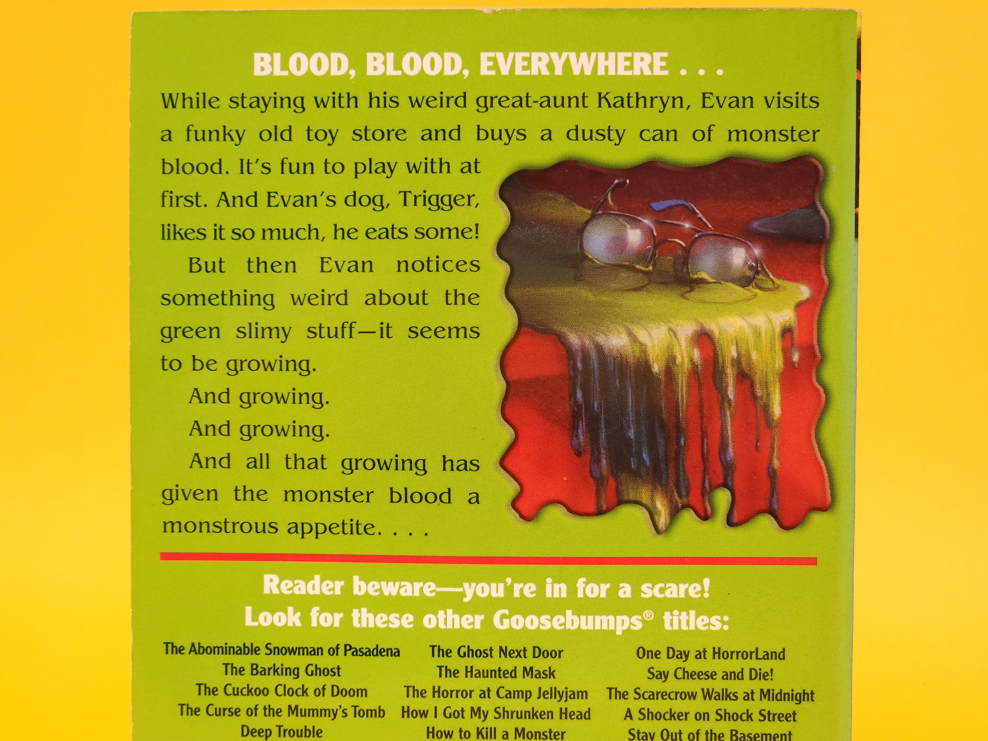 Monster Blood #3 – 2003 Goosebumps R.L. Stine 1st Print