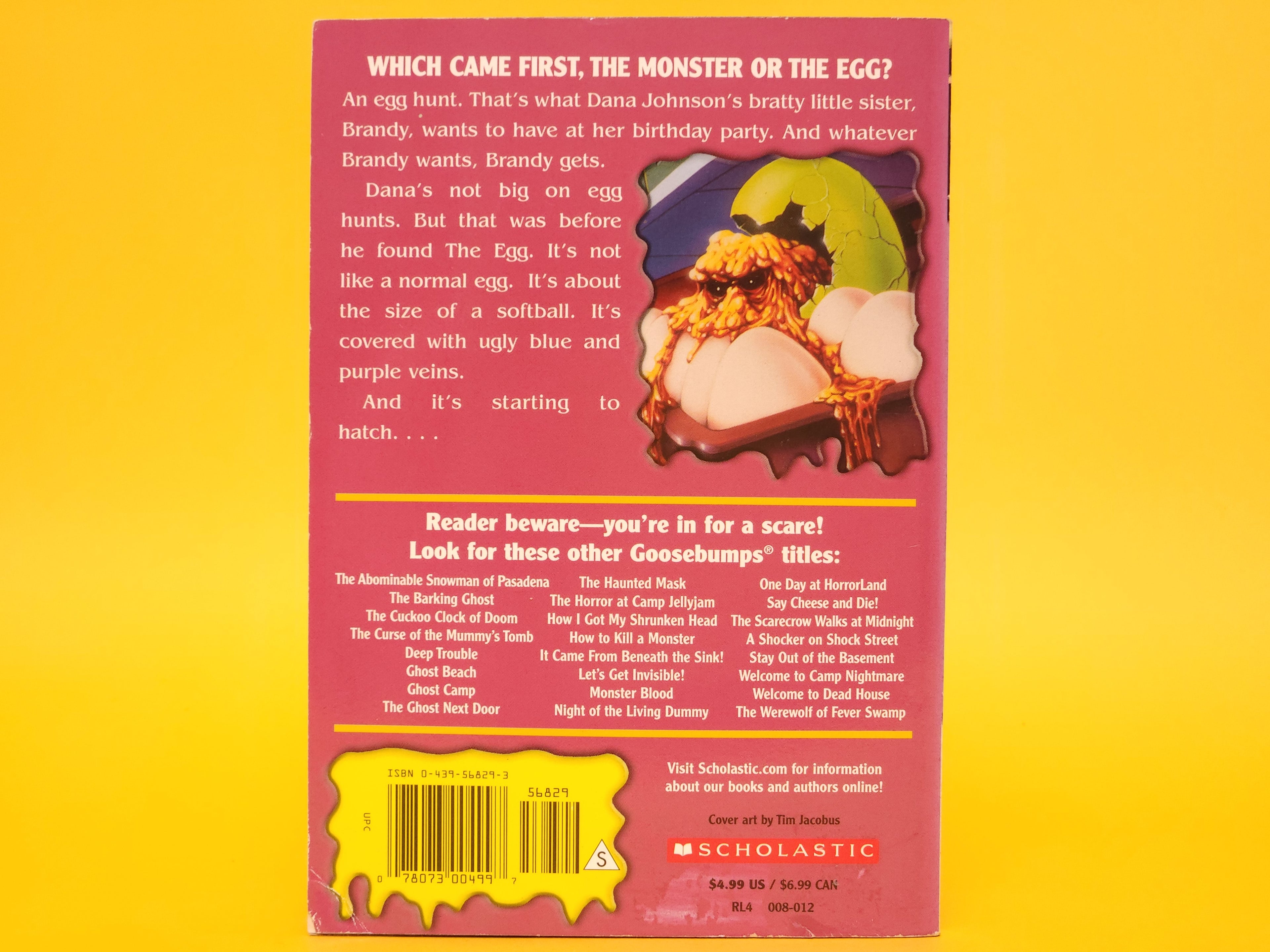 Egg Monsters From Mars #42 – 2003 Goosebumps R.L. Stine 1st Edition