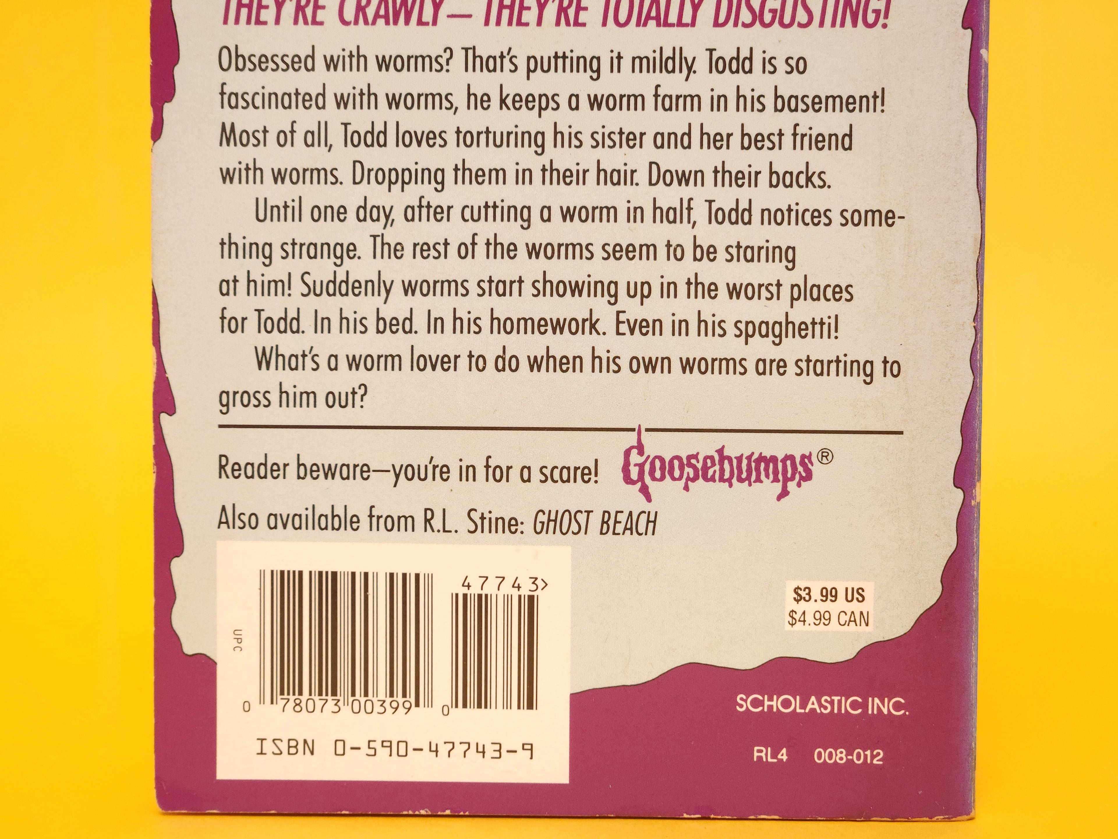 Go Eat Worms! #21 – 1994 Goosebumps R.L. Stine