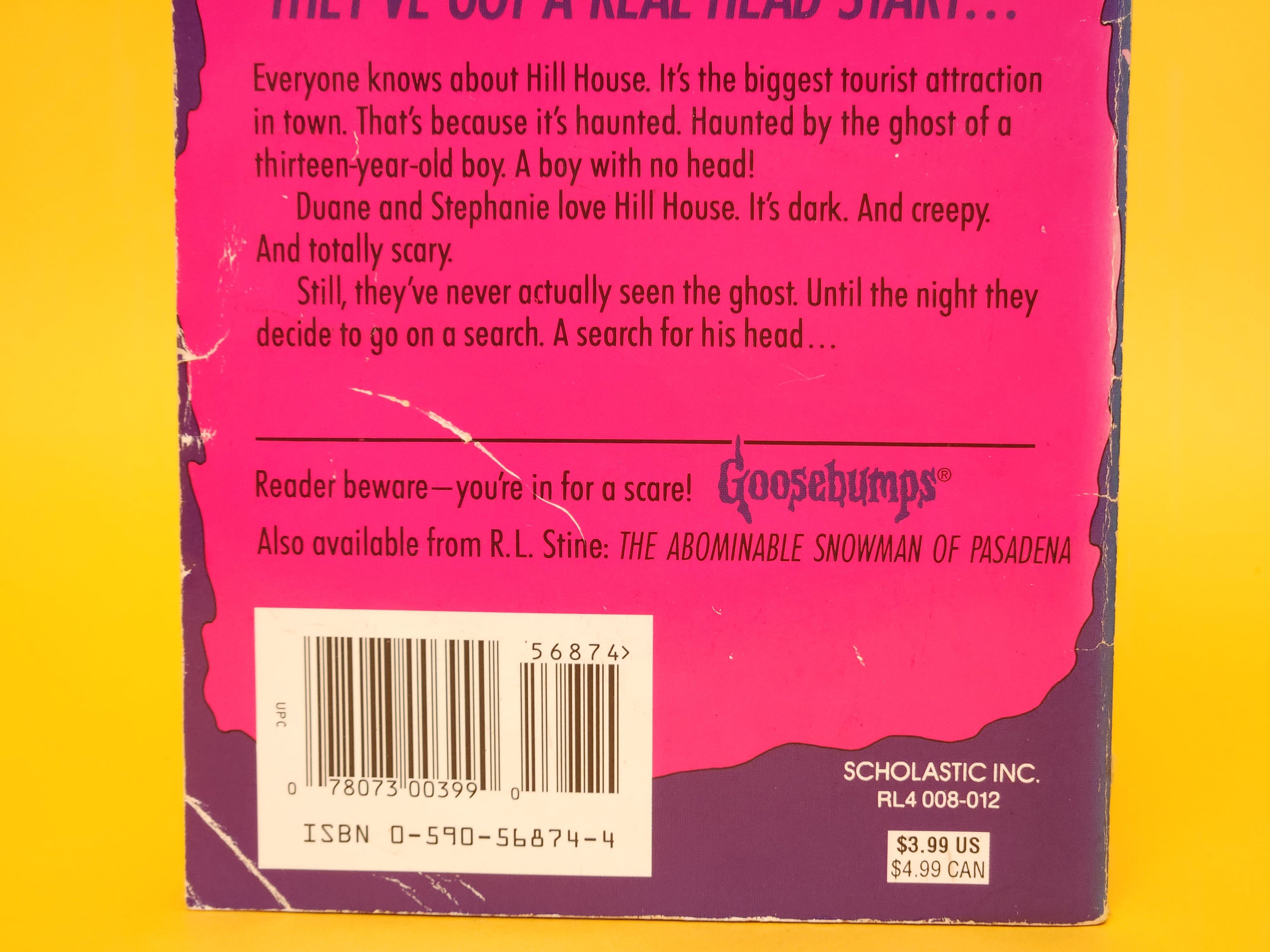 The Headless Ghost #37 – 1995 Goosebumps R.L. Stine