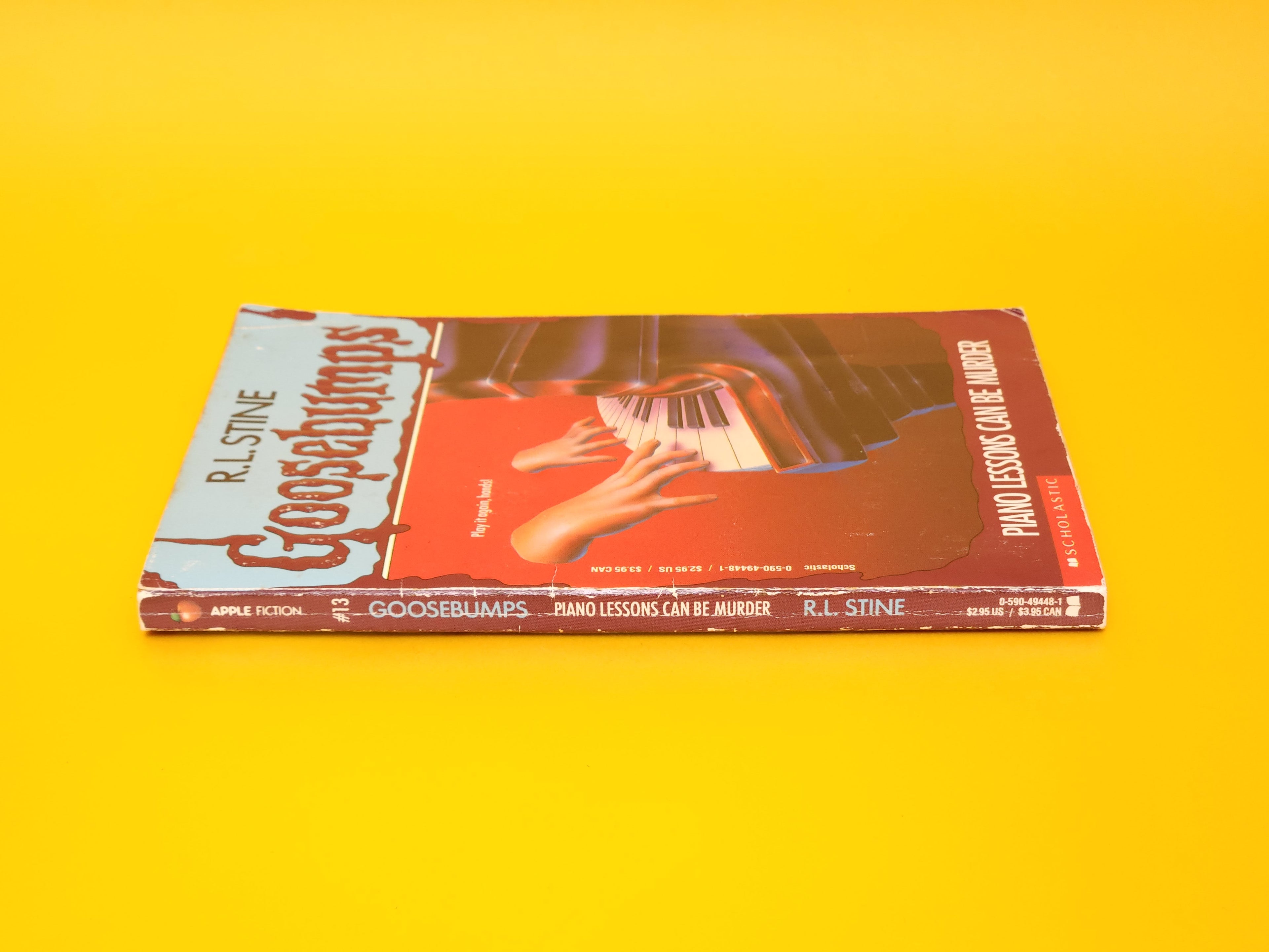 Piano Lessons Can Be Murder #13 – 1993 Goosebumps R.L. Stine 1st Edition