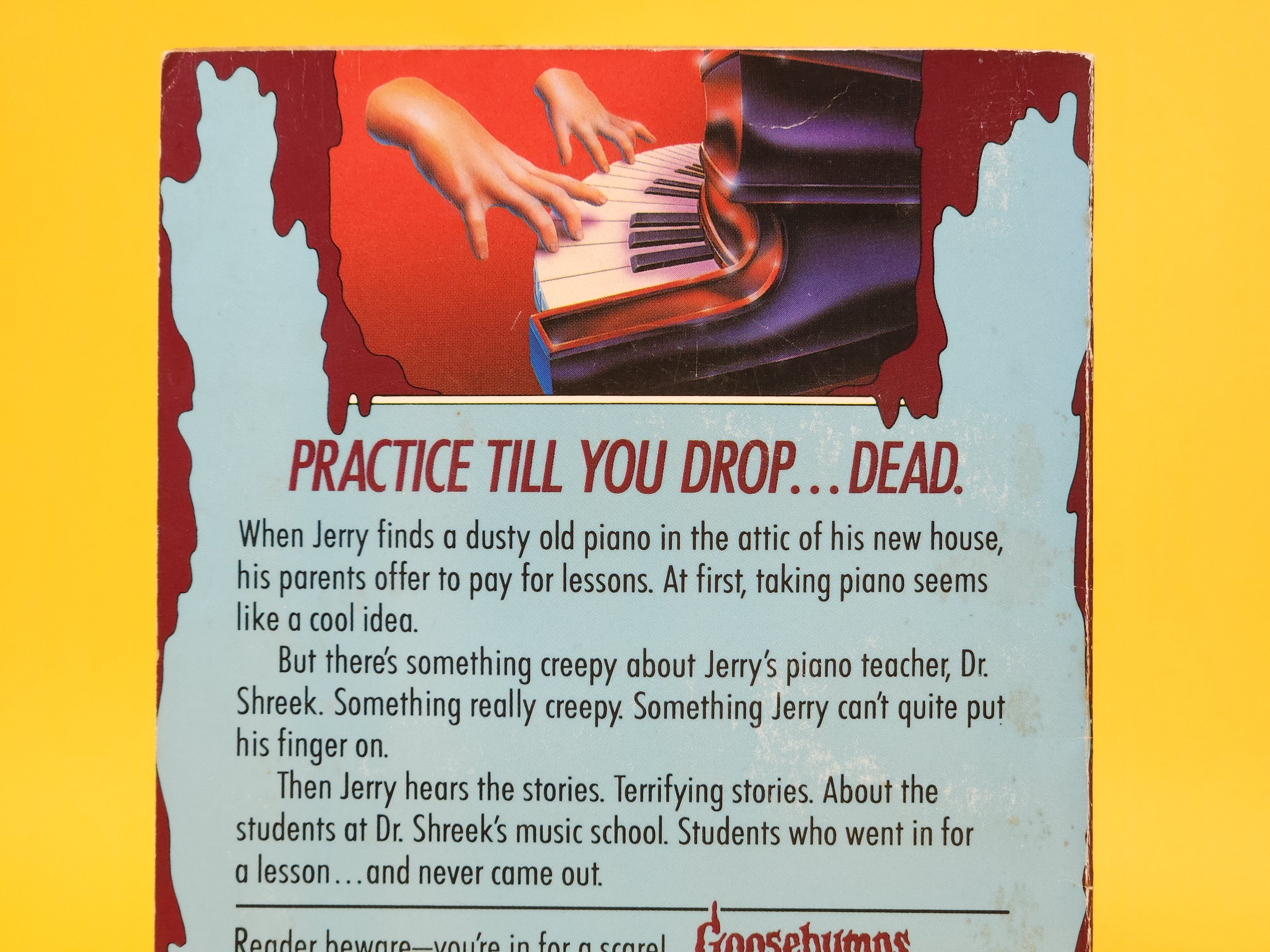 Piano Lessons Can Be Murder #13 – 1993 Goosebumps R.L. Stine 1st Edition