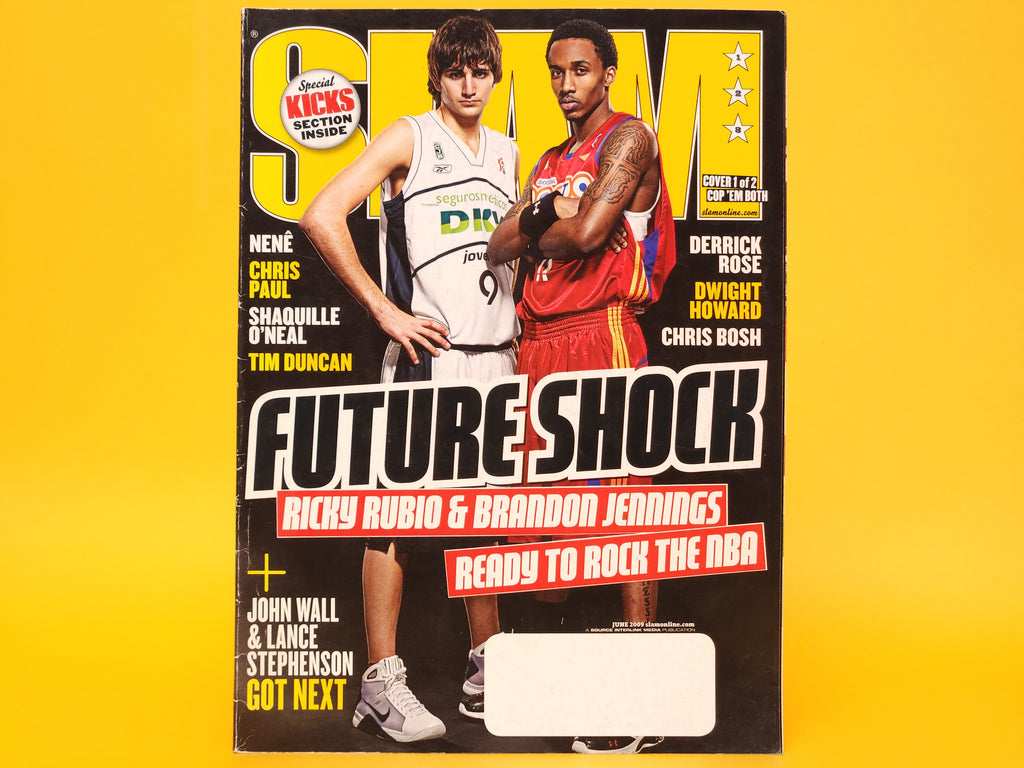 Ricky Rubio & Brandon Jennings #128 – June, 2009 Slam