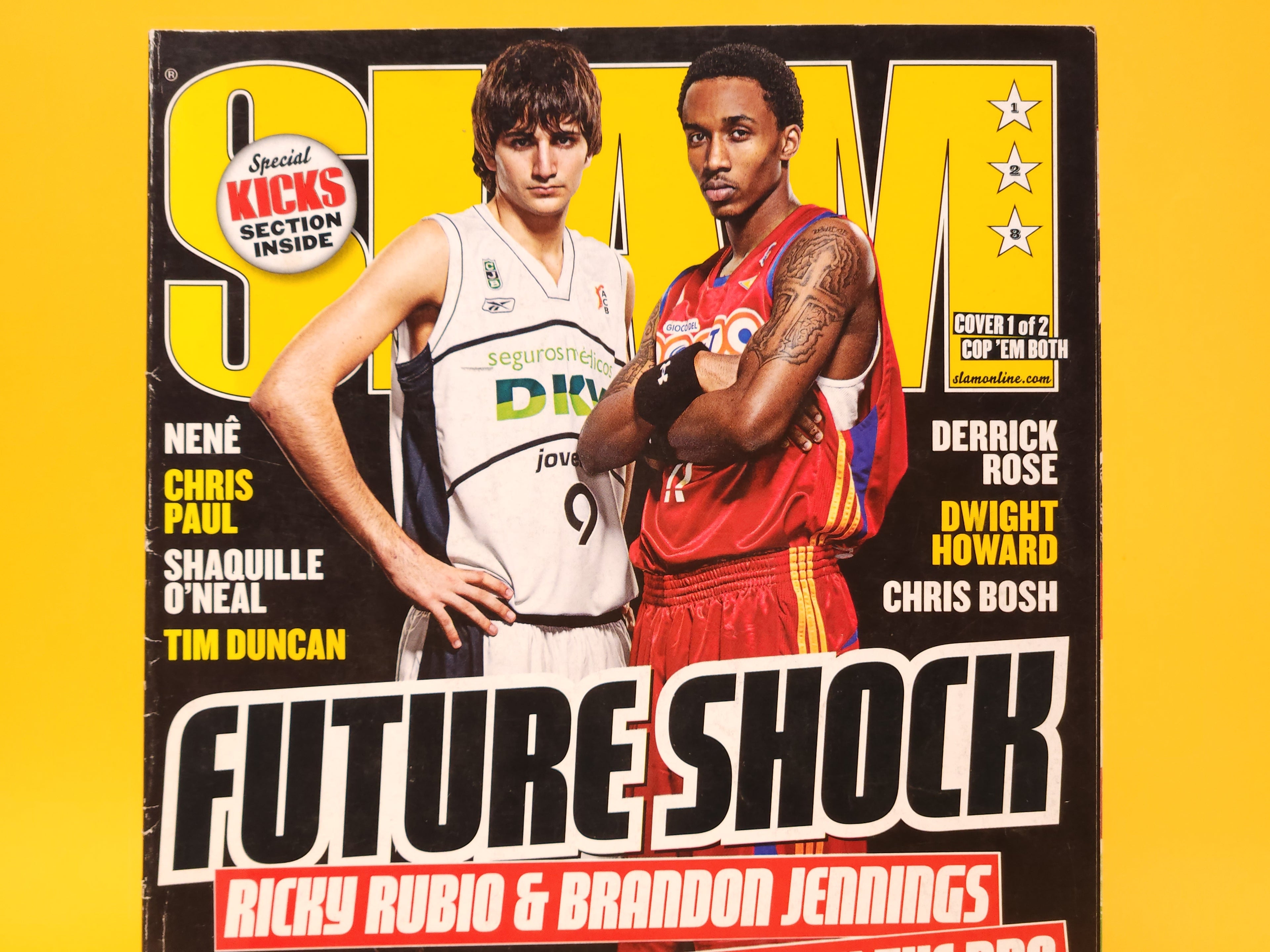 Ricky Rubio & Brandon Jennings #128 – June, 2009 Slam