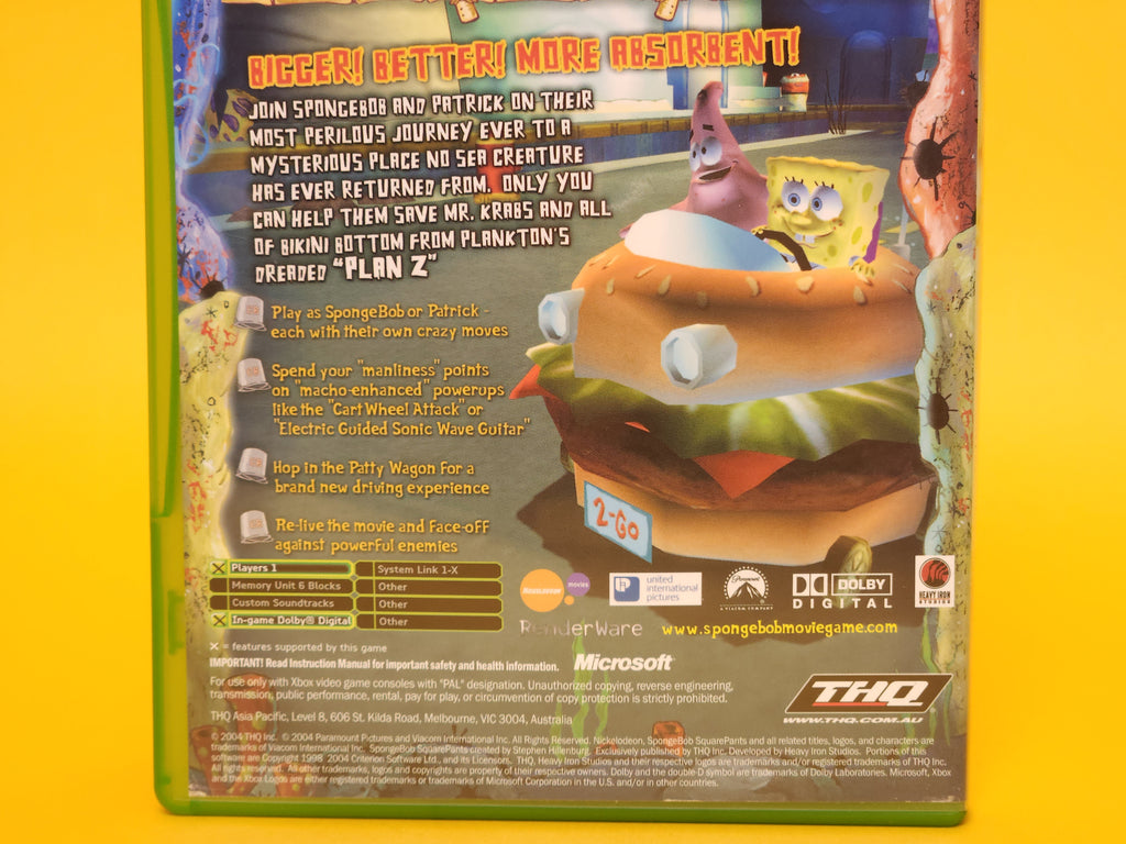 The SpongeBob SquarePants Movie – 2004 Xbox