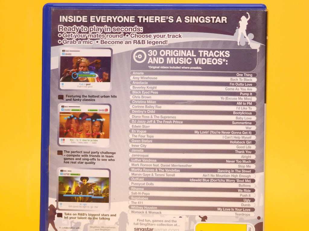 SingStar R&B – 2007 PlayStation 2