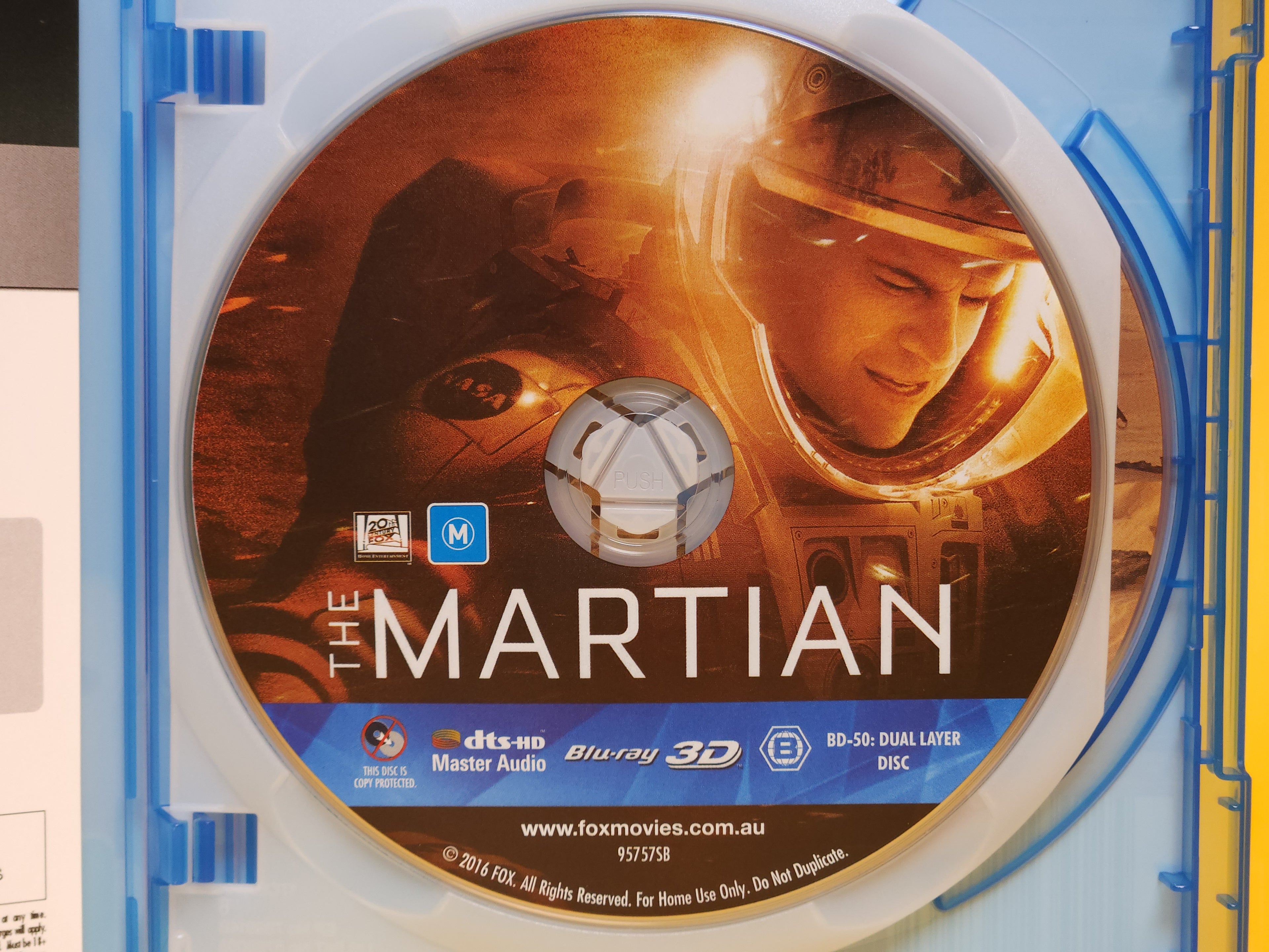 The Martian – 2016 Blu-ray 3D