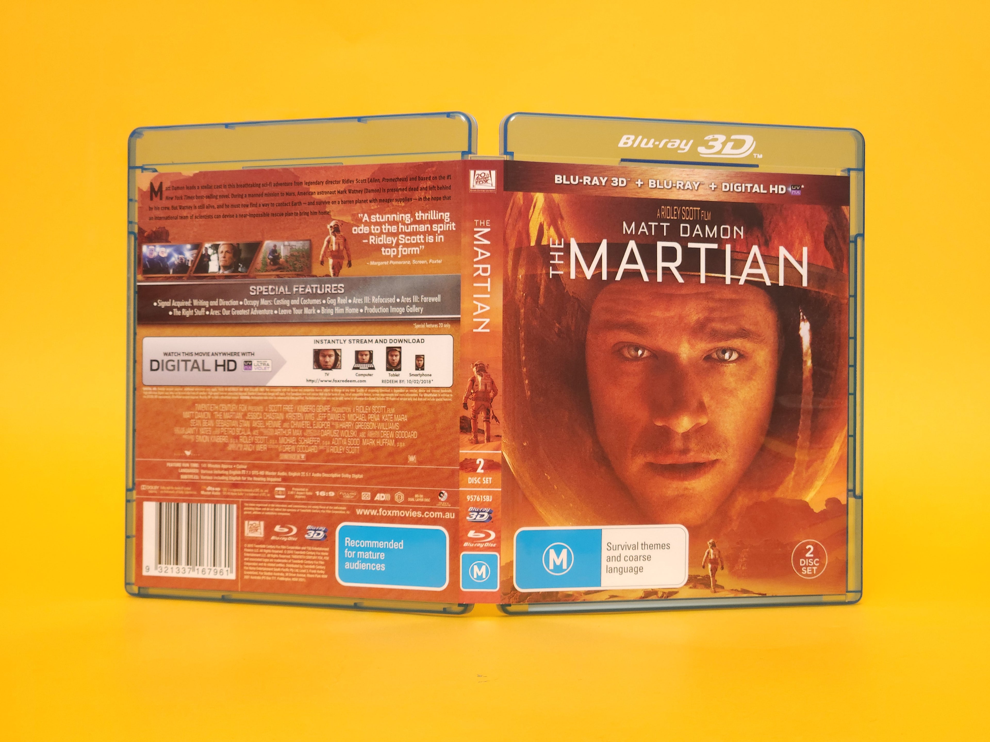 The Martian – 2016 Blu-ray 3D