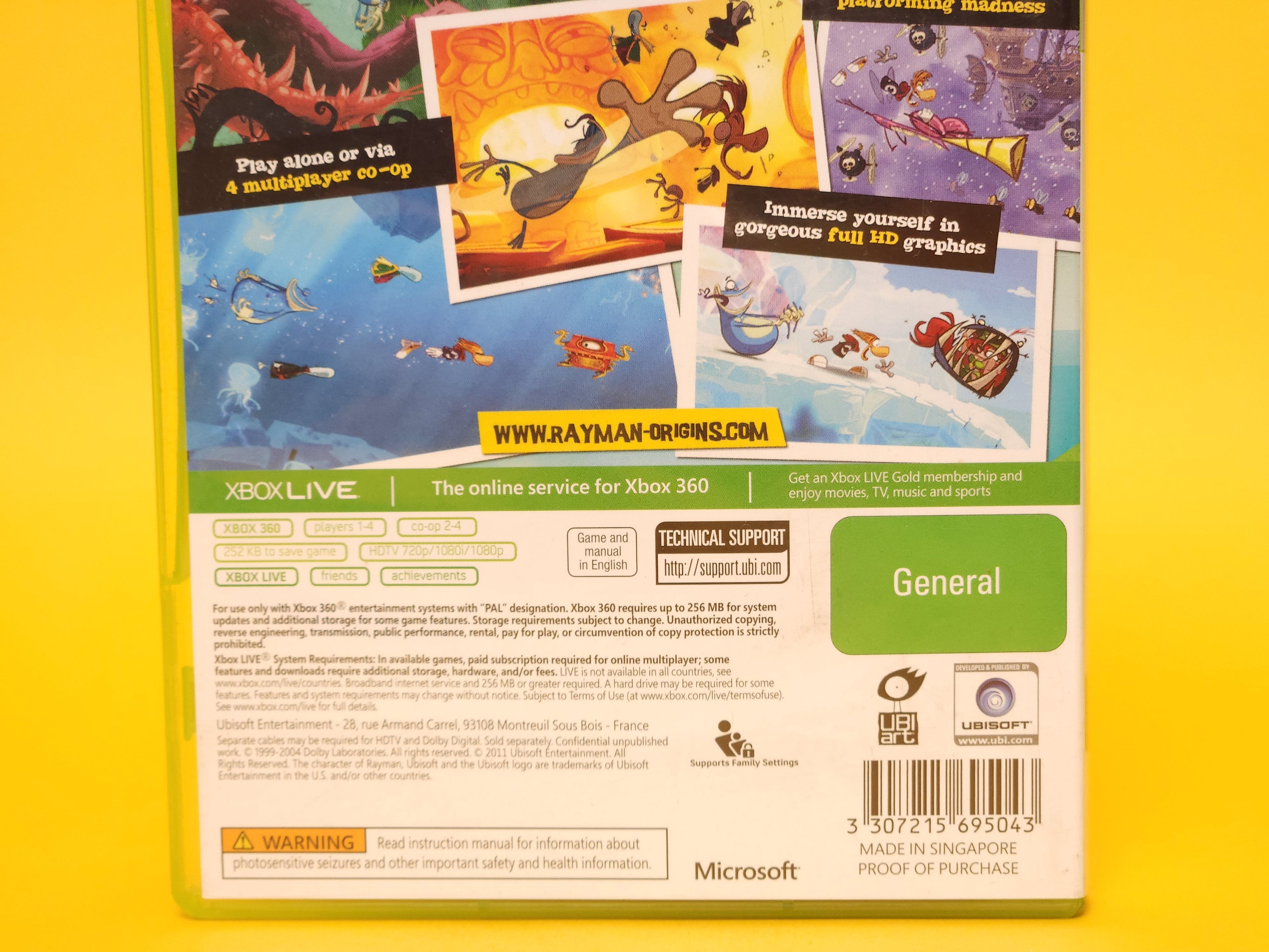 Rayman Origins – 2011 Xbox 360 Classics