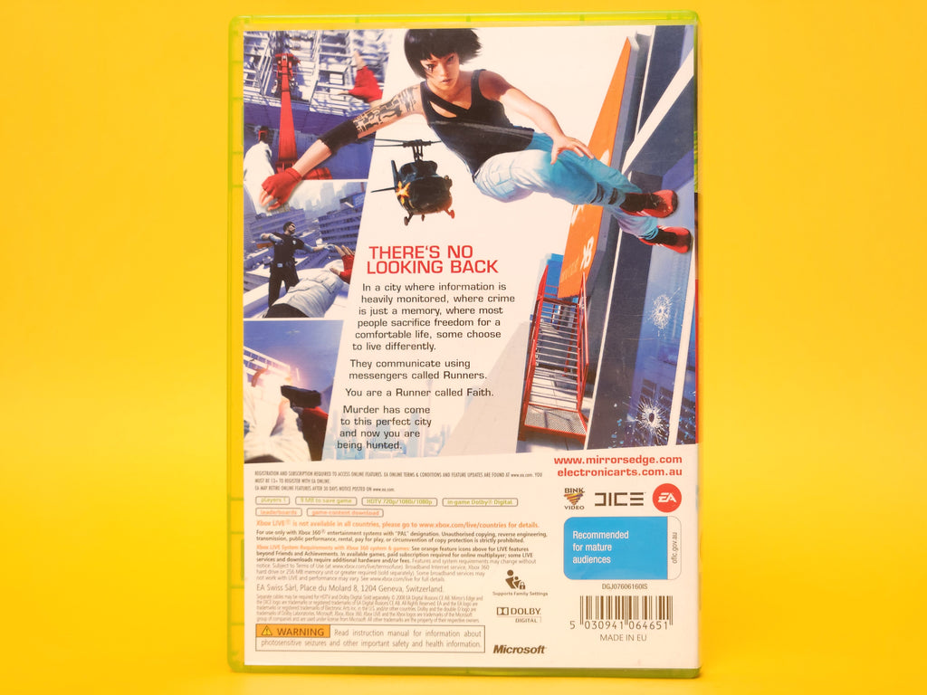 Mirror's Edge – 2008 Xbox 360
