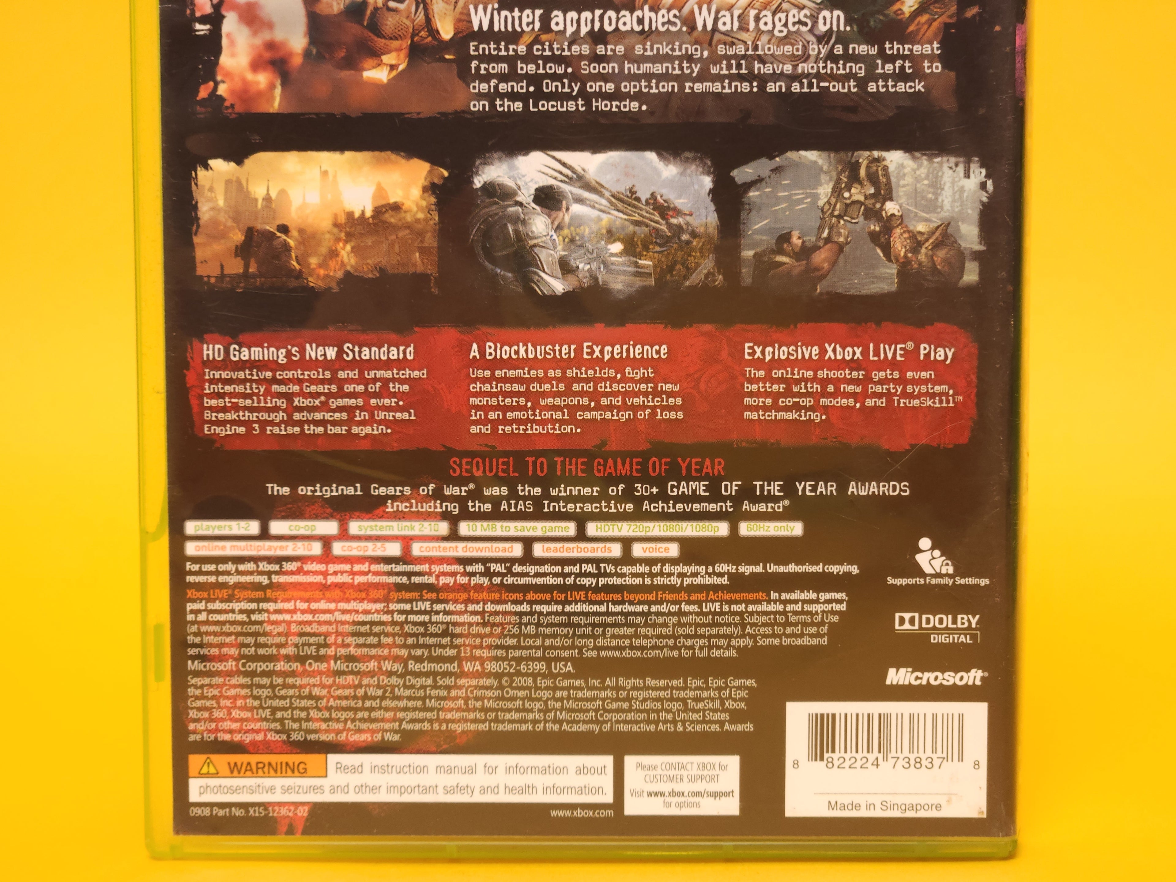 Gears of War 2 – 2008 Xbox 360