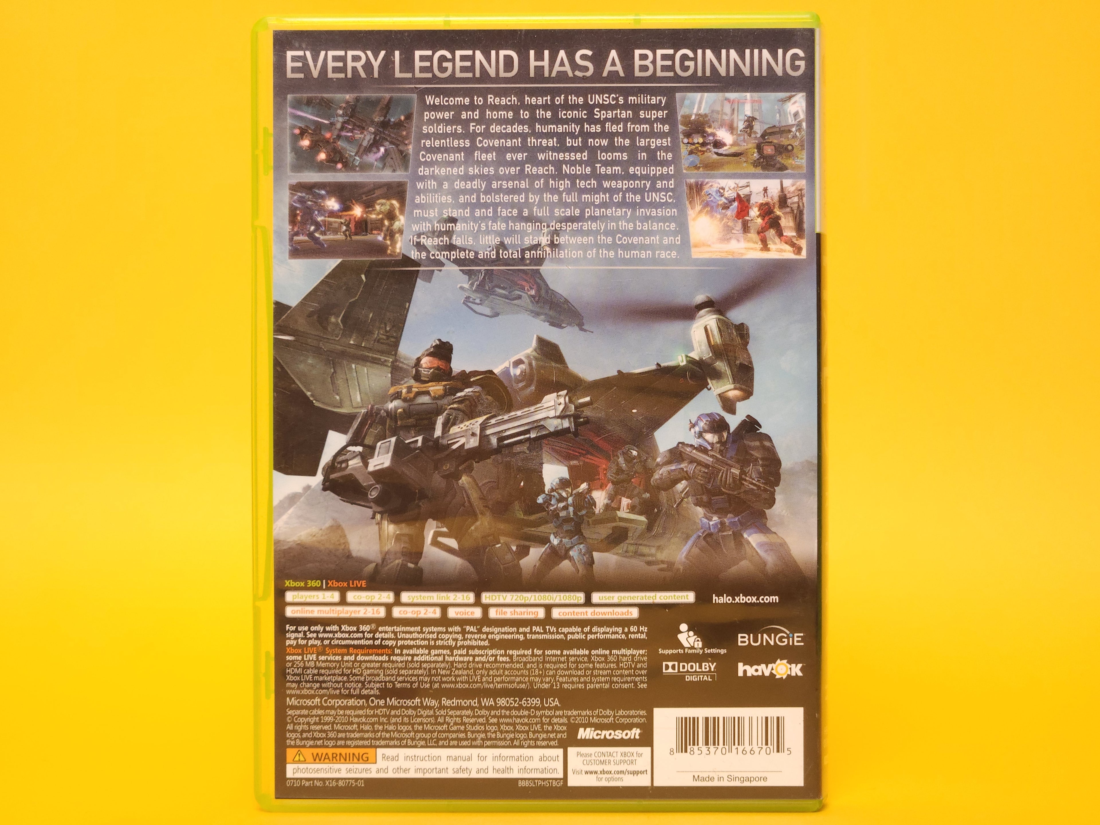 Halo: Reach – 2010 Xbox 360