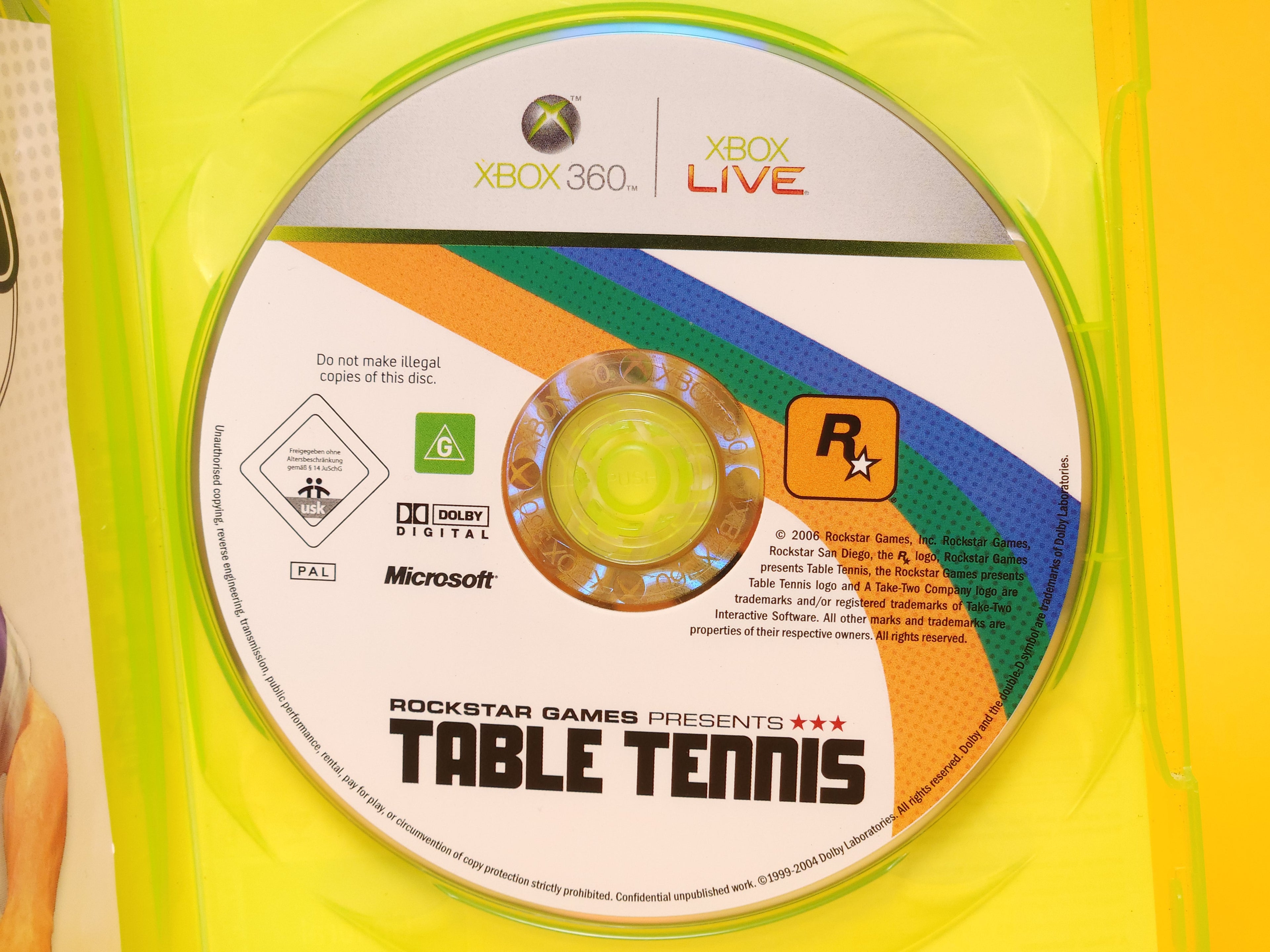 Rockstar Games Presents Table Tennis – 2006 Xbox 360
