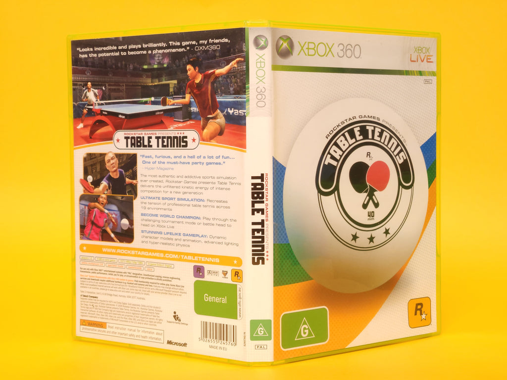 Rockstar Games Presents Table Tennis – 2006 Xbox 360