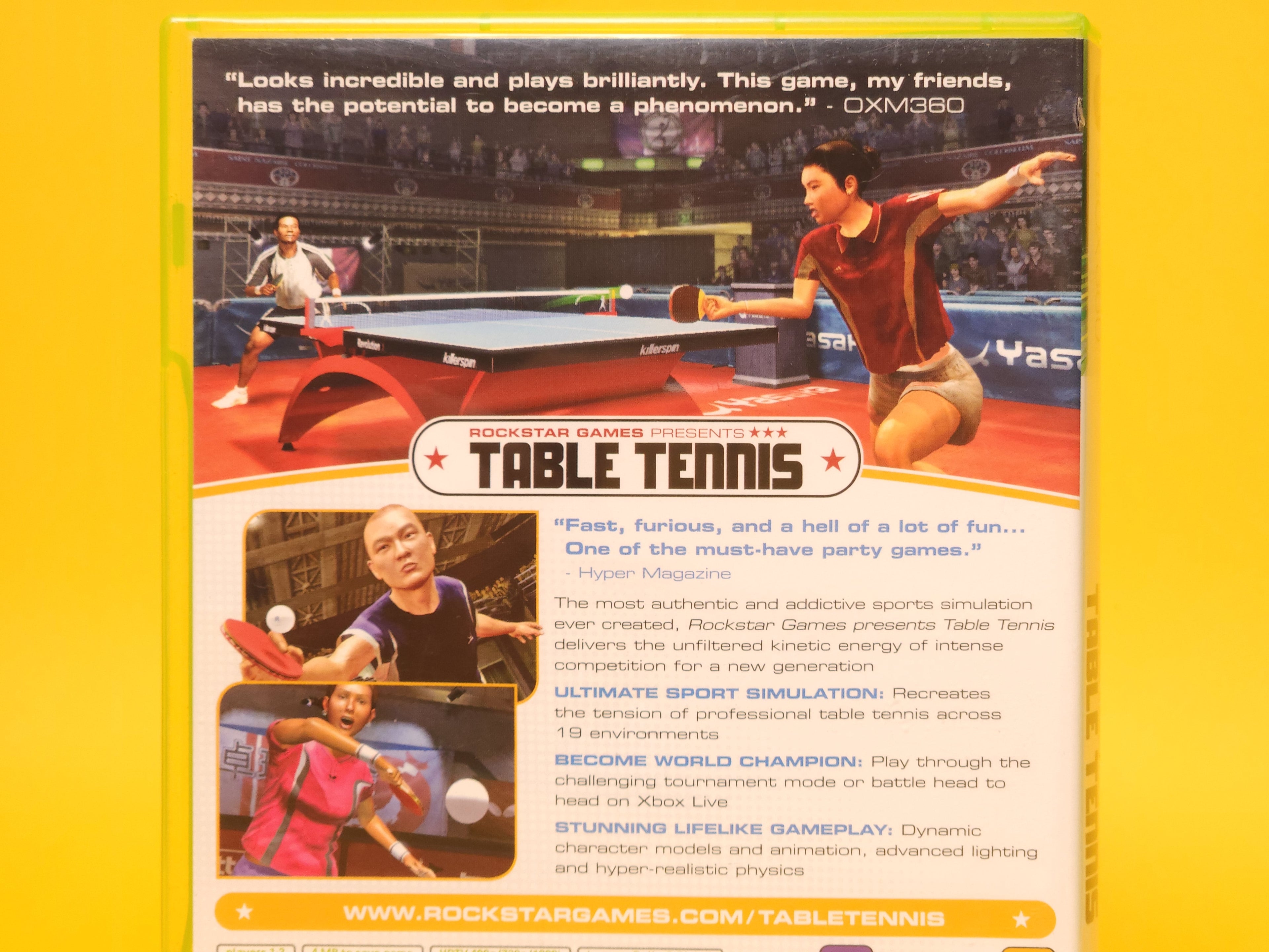 Rockstar Games Presents Table Tennis – 2006 Xbox 360