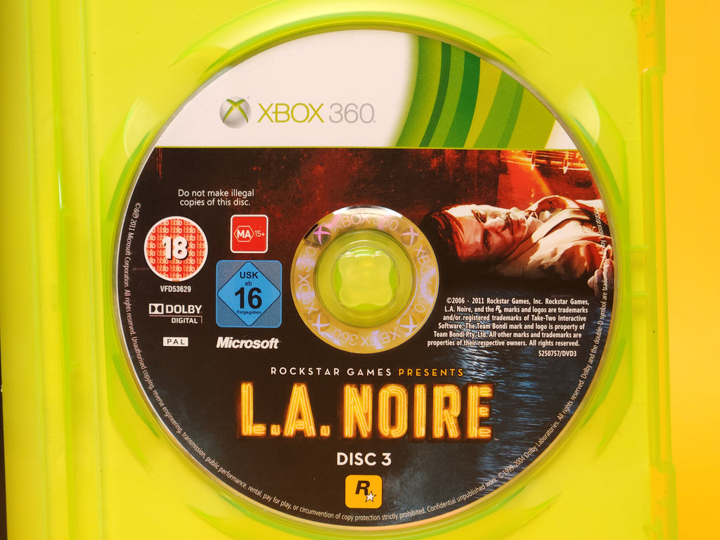 L.A. Noire – 2011 Xbox 360