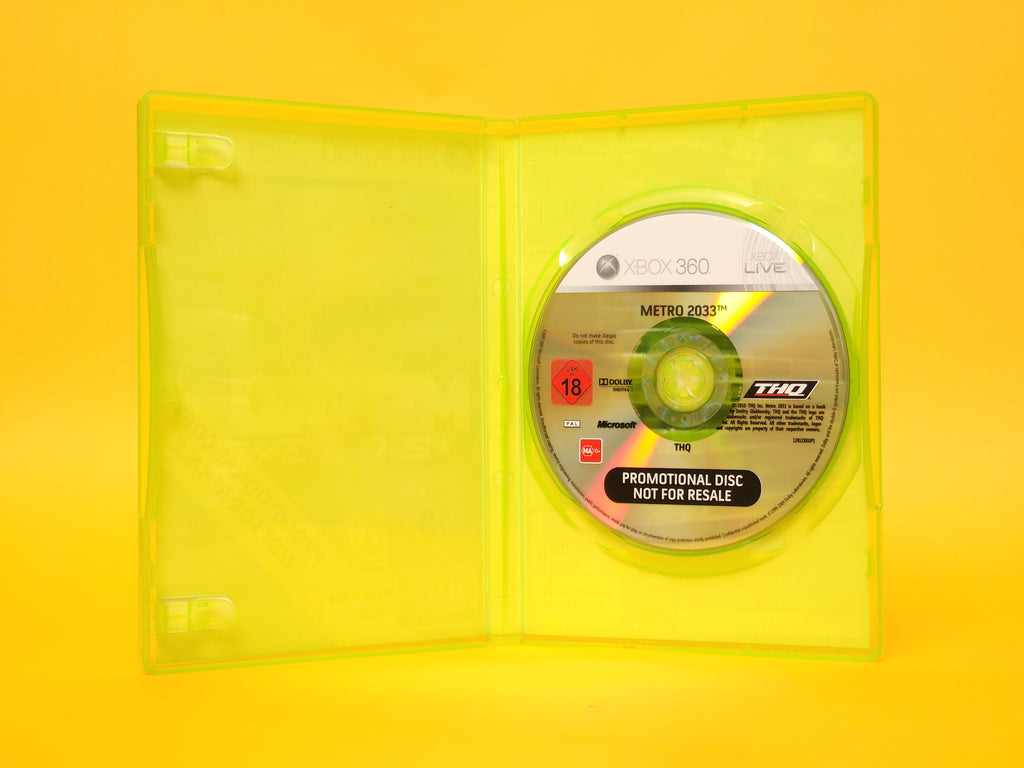 Metro 2033 – 2010 Xbox 360 Promotional Copy