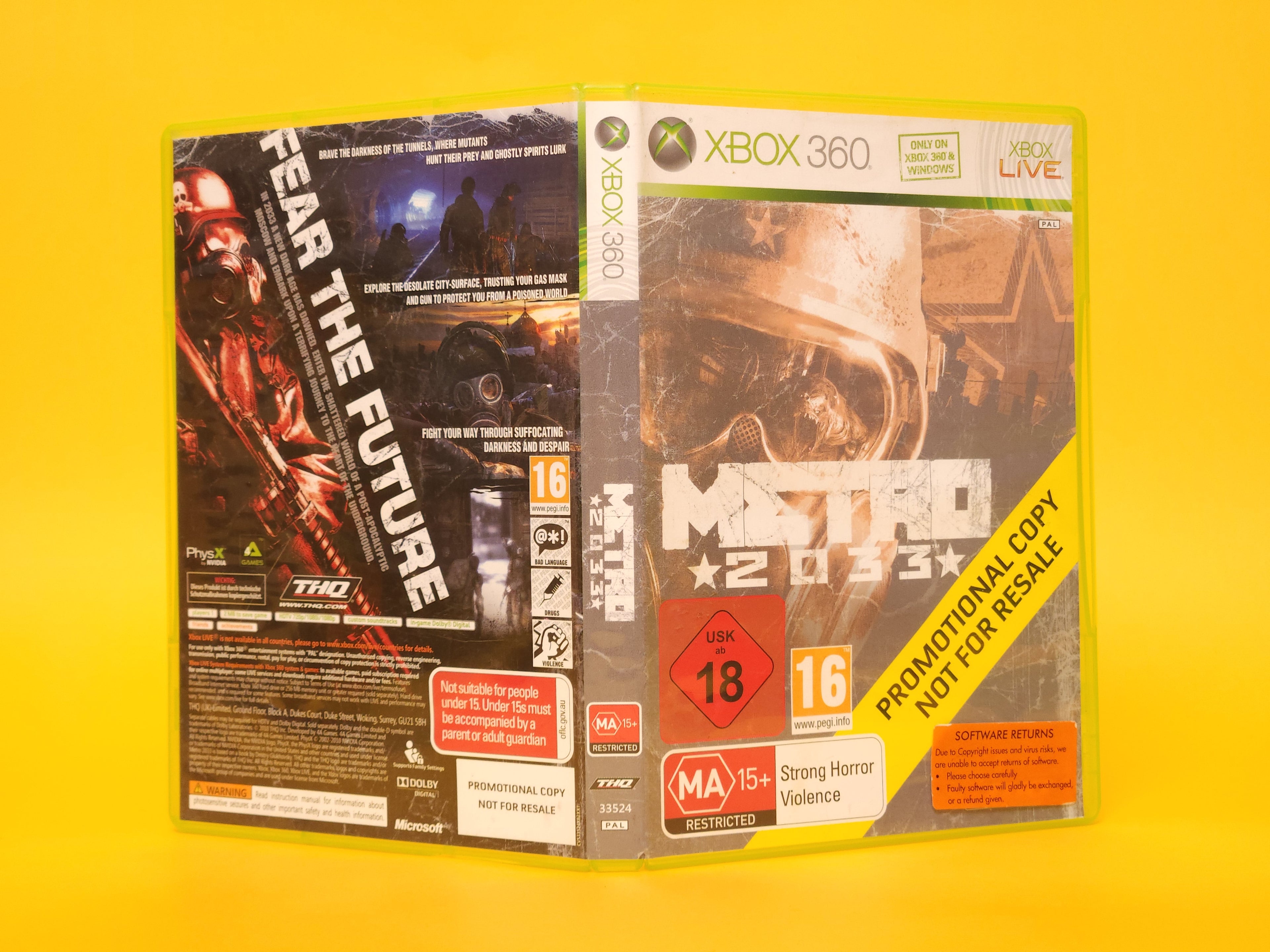 Metro 2033 – 2010 Xbox 360 Promotional Copy
