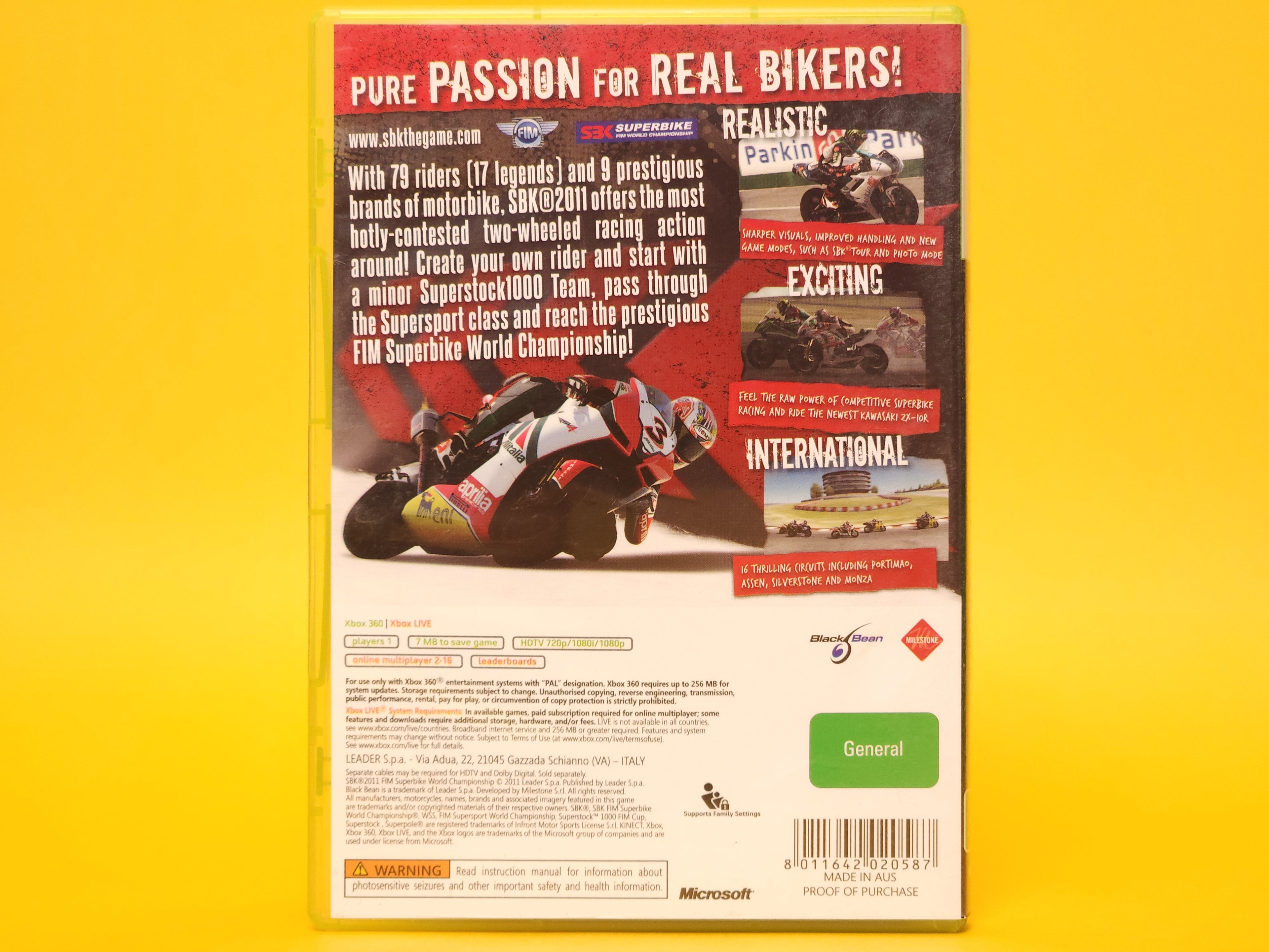 SBK 2011 – 2011 Xbox 360