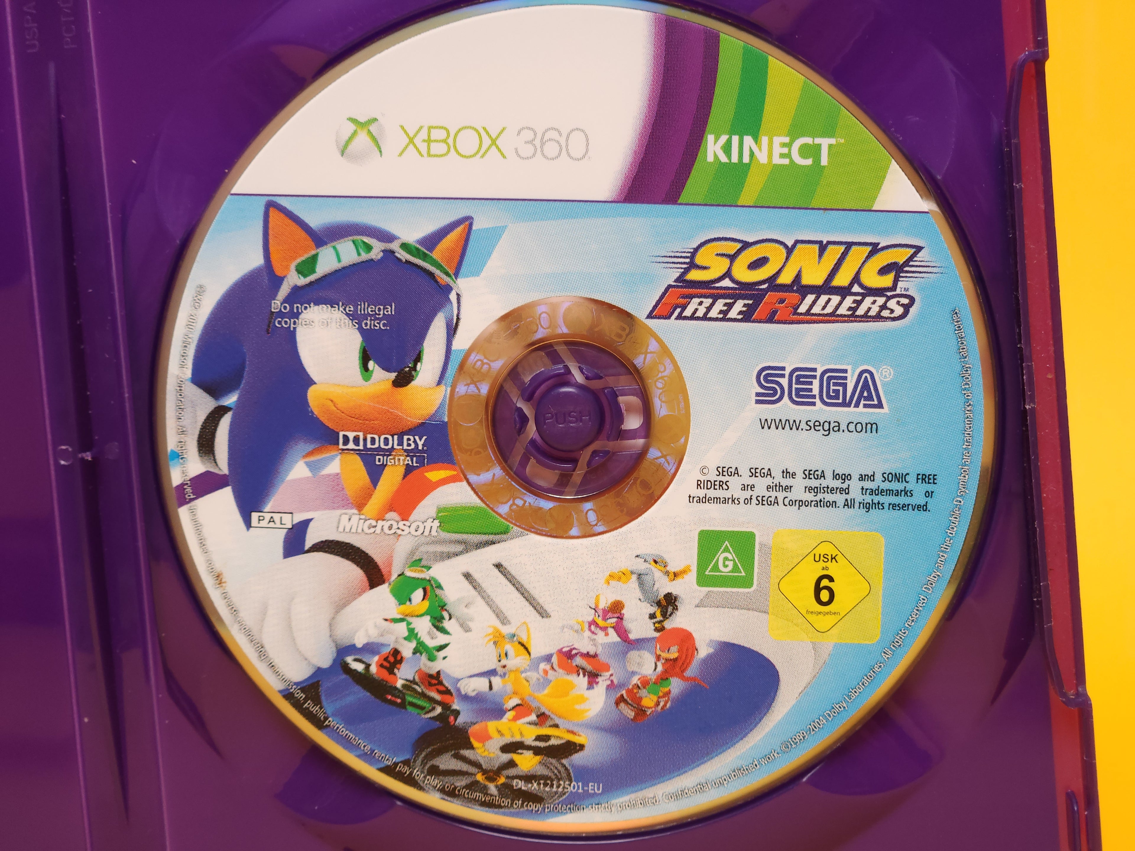 Sonic Free Riders – 2010 Xbox 360 Kinect