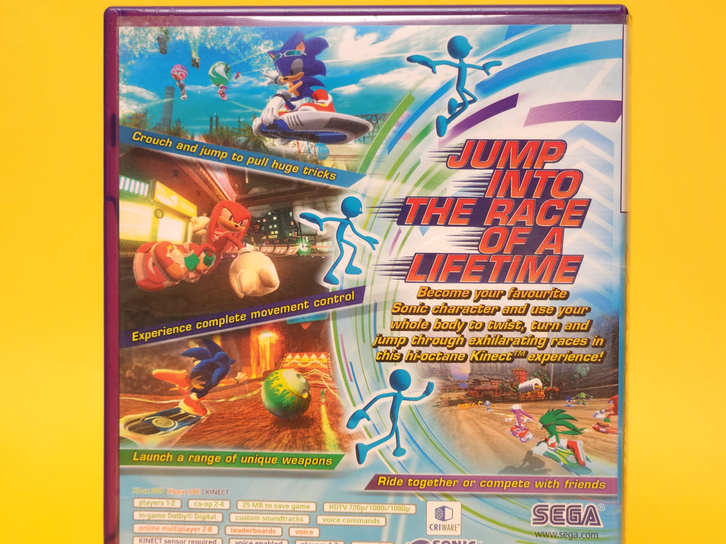 Sonic Free Riders – 2010 Xbox 360 Kinect