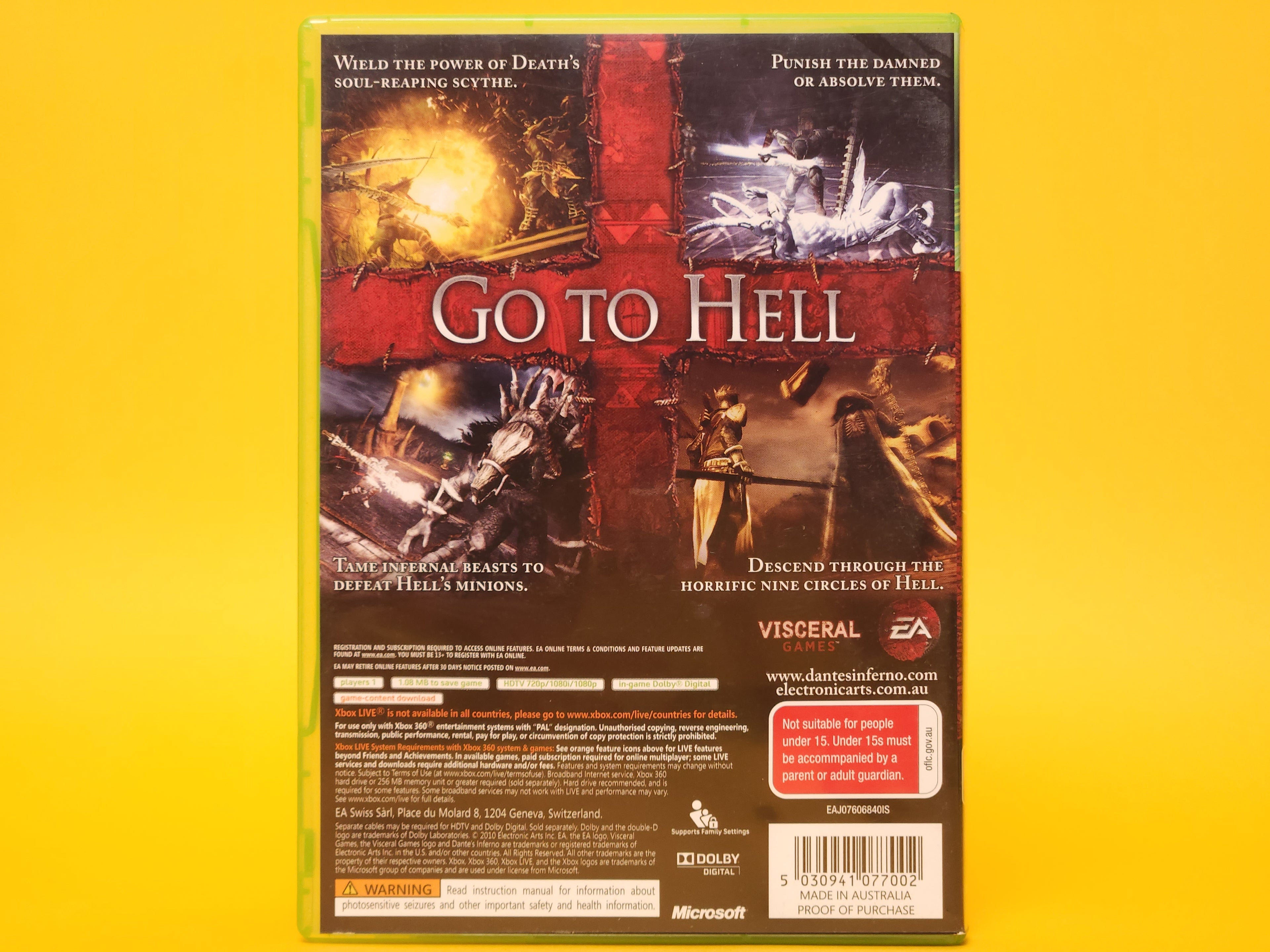 Dante's Inferno – 2010 Xbox 360