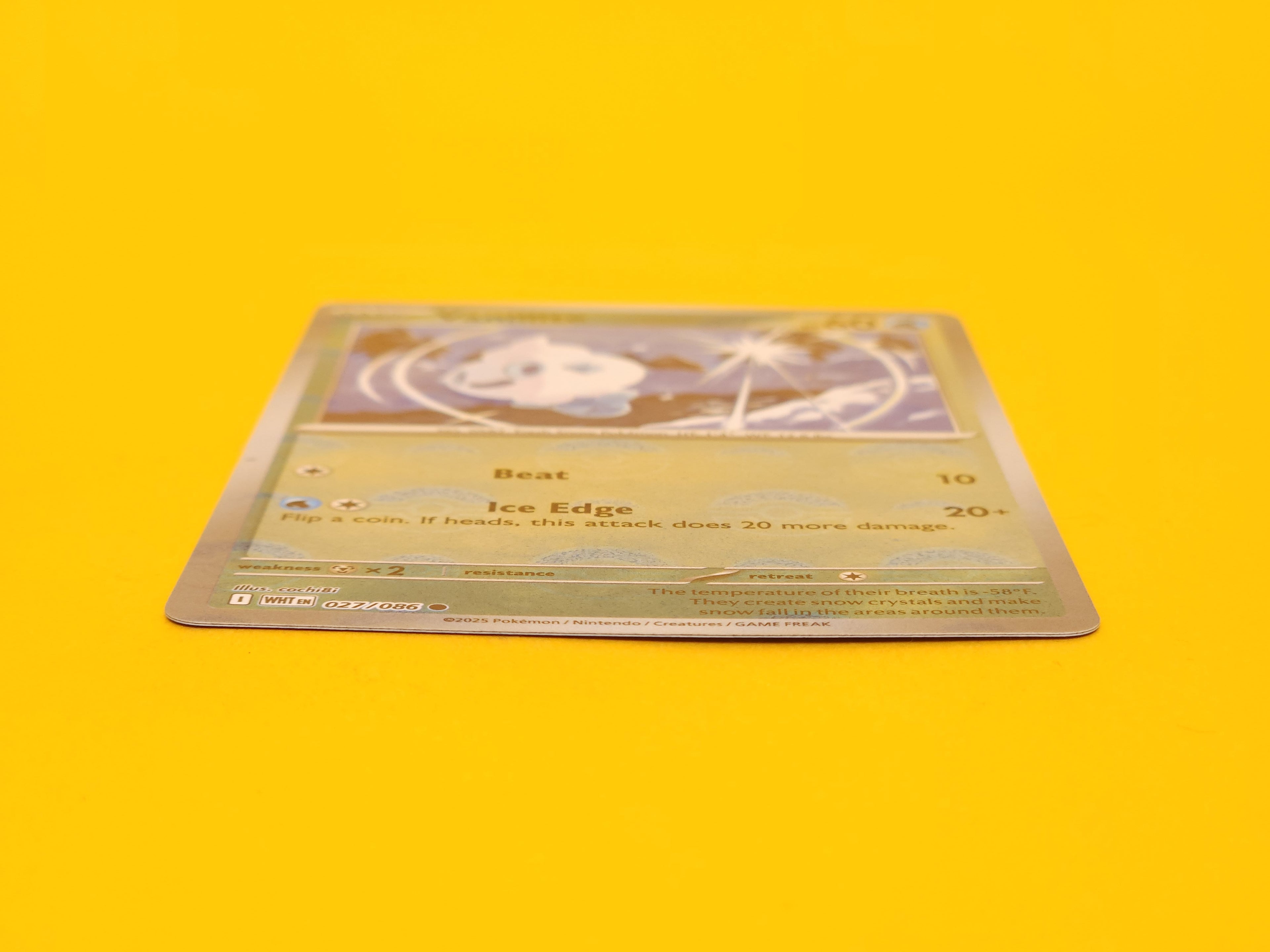 Vanillite (Poke Ball Pattern): 027/086 – 2025 Pokémon Common Holofoil