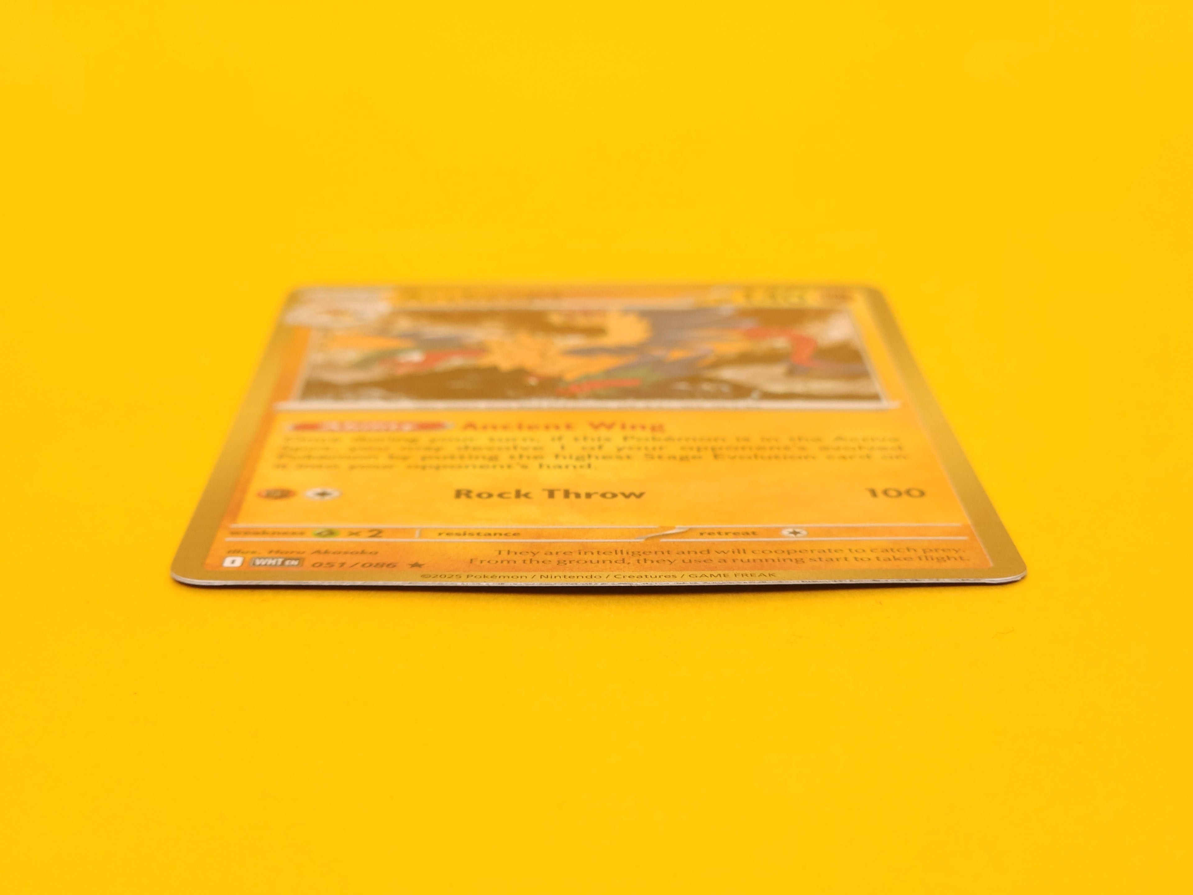 Archeops: 051/086 – 2025 Pokémon Rare Holofoil