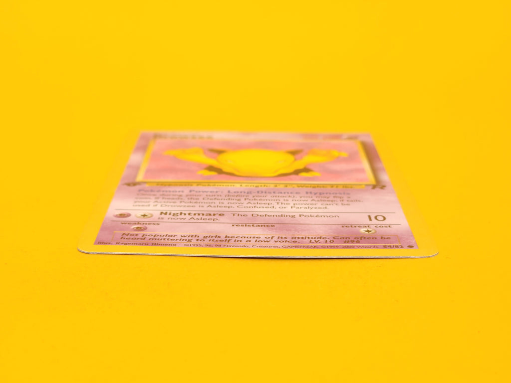 Drowzee: 54/82 – 2000 Pokémon Common 1st Edition