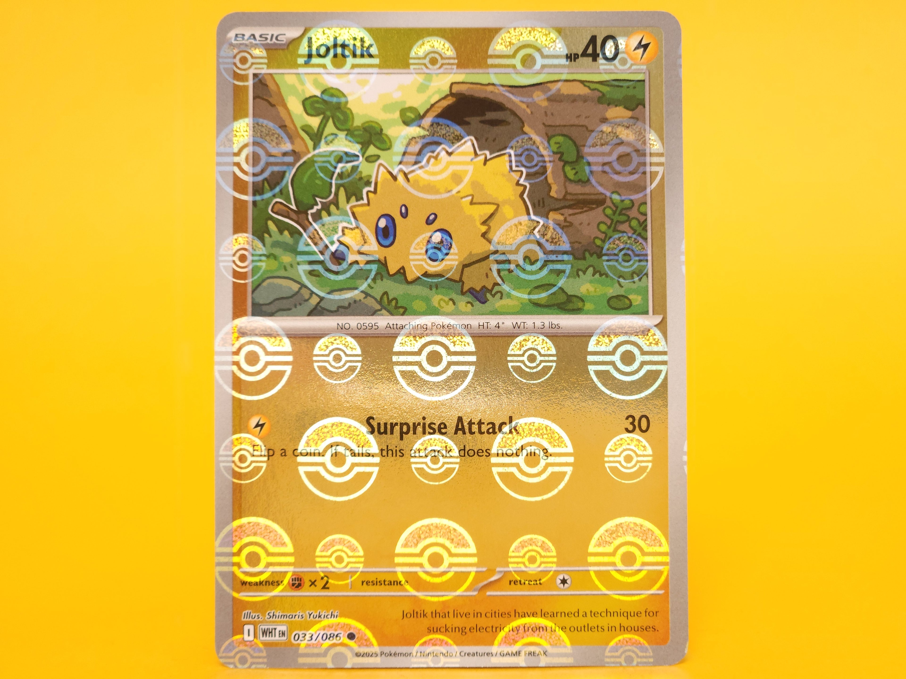 Joltik (Poke Ball Pattern): 033/086 – 2025 Pokémon Common Holofoil