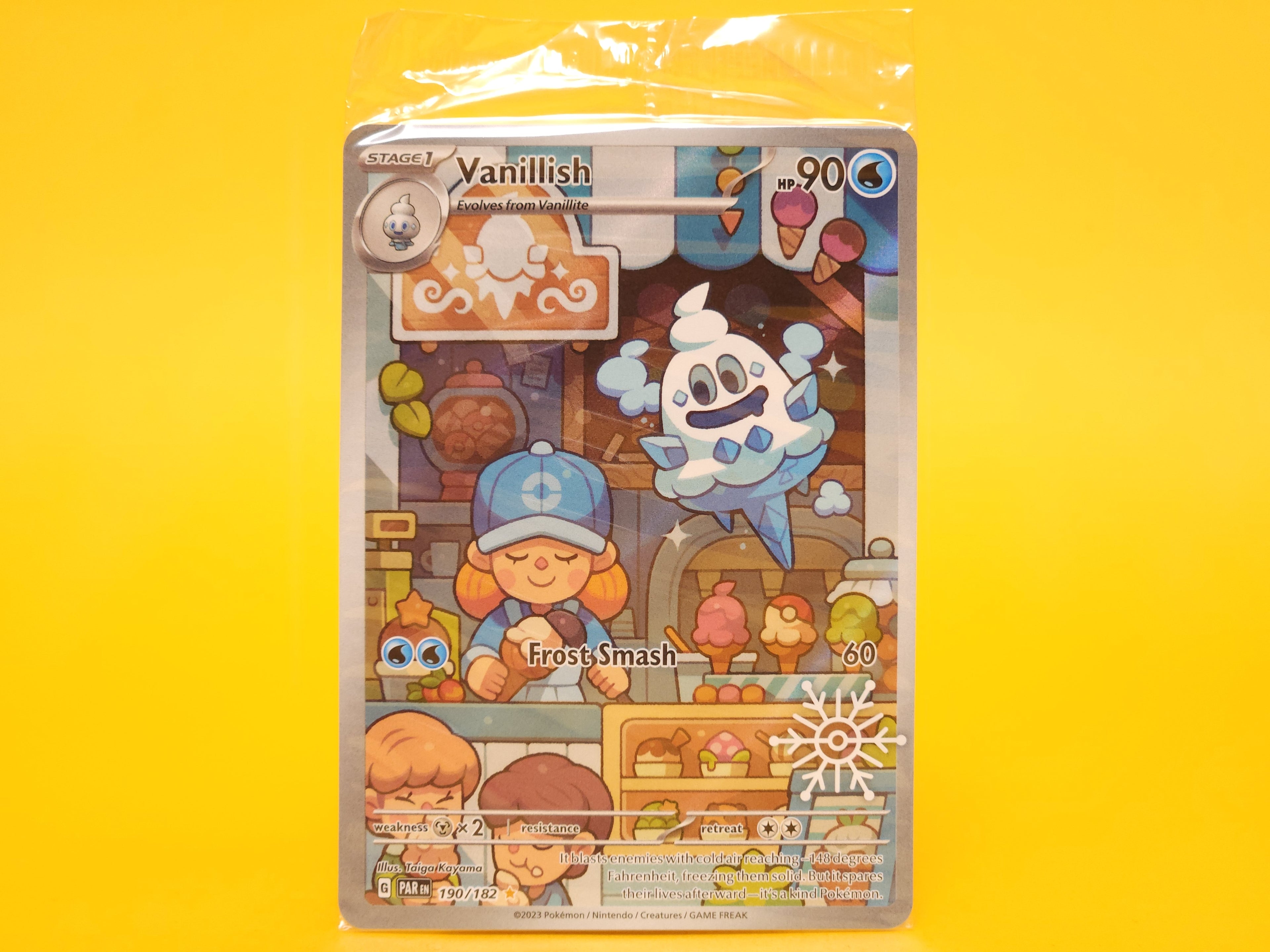 Vanillish (Holiday Calendar): 190/182 – 2025 Pokémon Illustration Rare Holofoil