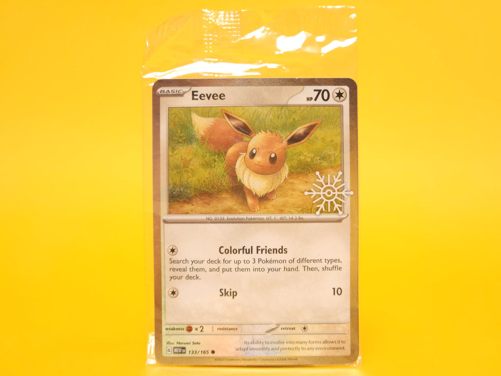 Eevee (Holiday Calendar): 133/165 – 2025 Pokémon Common Holofoil