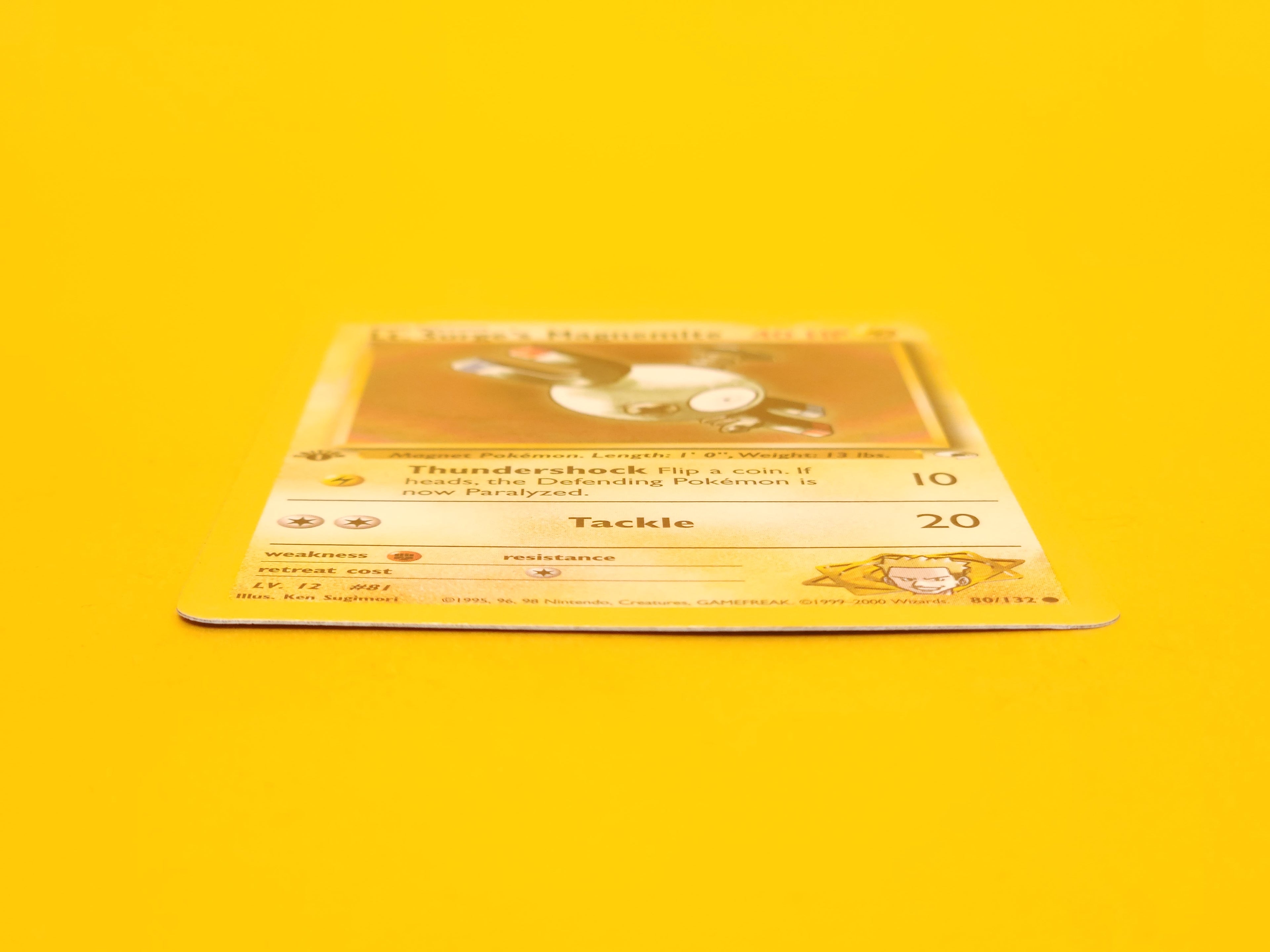 Lt. Surge's Magnemite: 80/132 – 2000 Pokémon Common 1st Edition