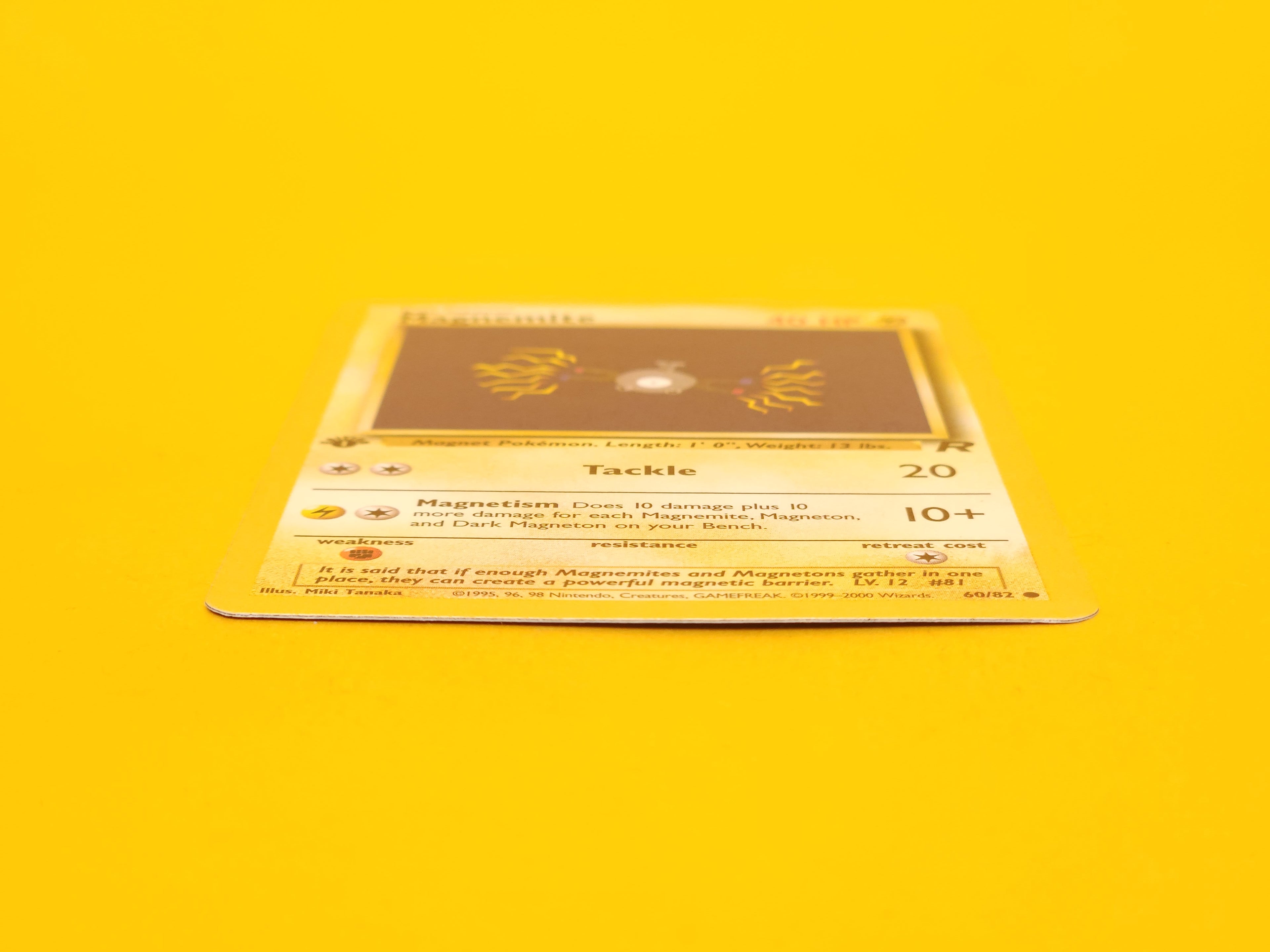 Magnemite: 60/82 – 2000 Pokémon Common 1st Edition