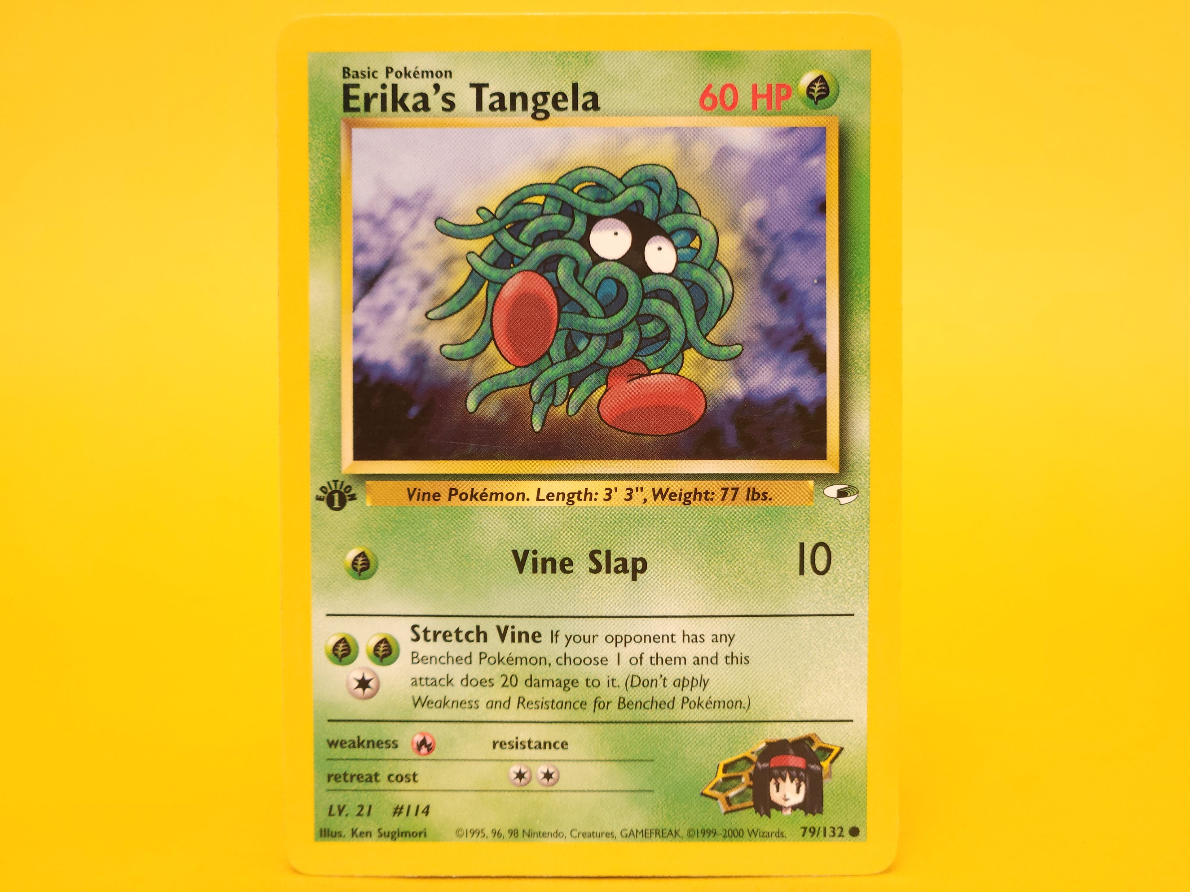 Erika's Tangela: 79/132 – 2000 Pokémon Common 1st Edition