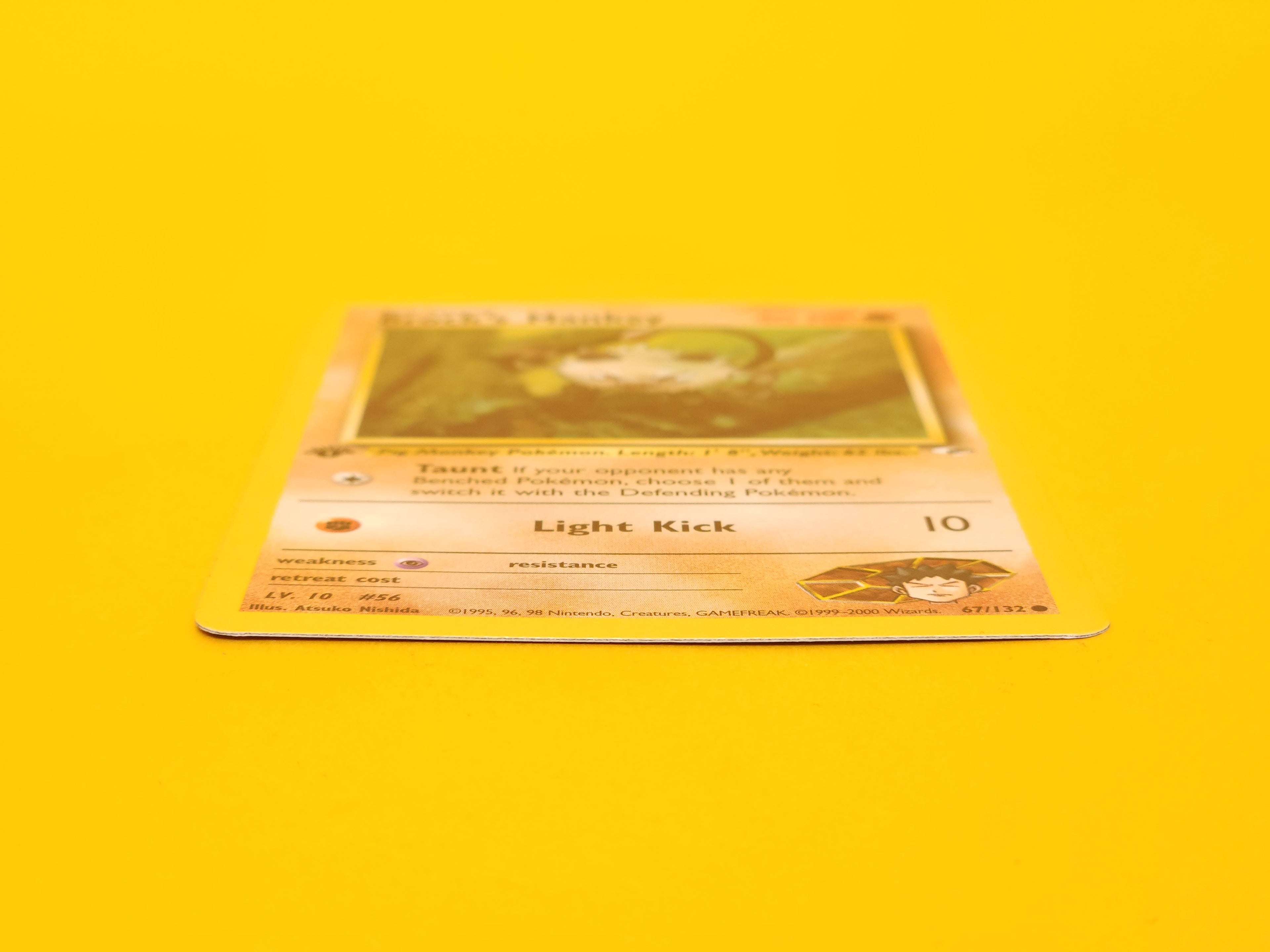 Brock's Mankey: 67/132 – 2000 Pokémon Common 1st Edition