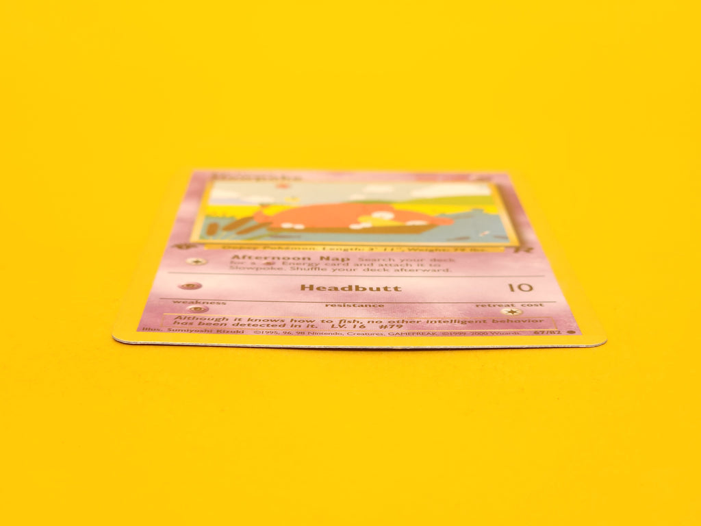 Slowpoke: 67/82 – 2000 Pokémon Common 1st Edition