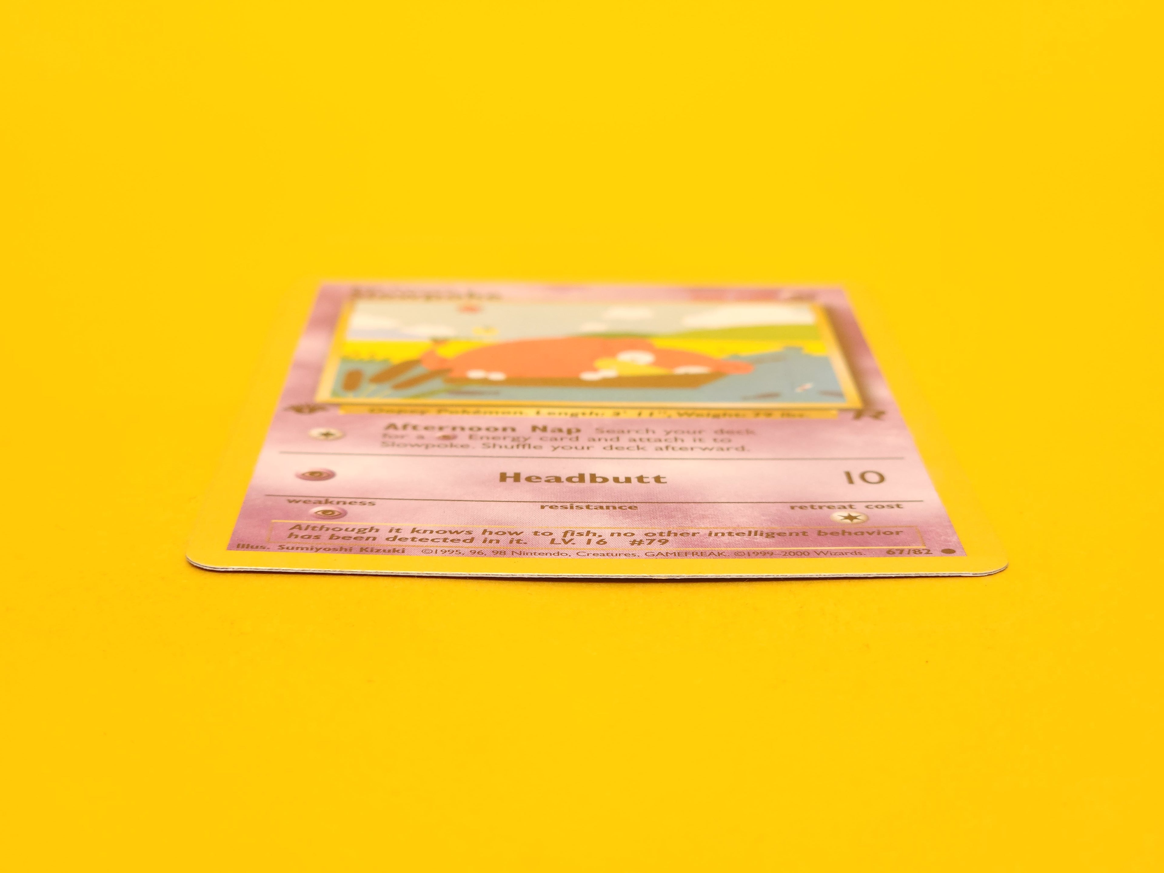 Slowpoke: 67/82 – 2000 Pokémon Common 1st Edition