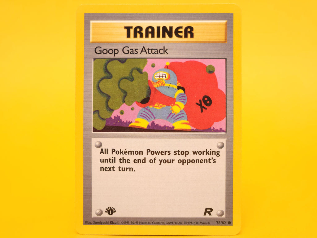 Goop Gas Attack: 78/82 – 2000 Pokémon Common 1st Edition