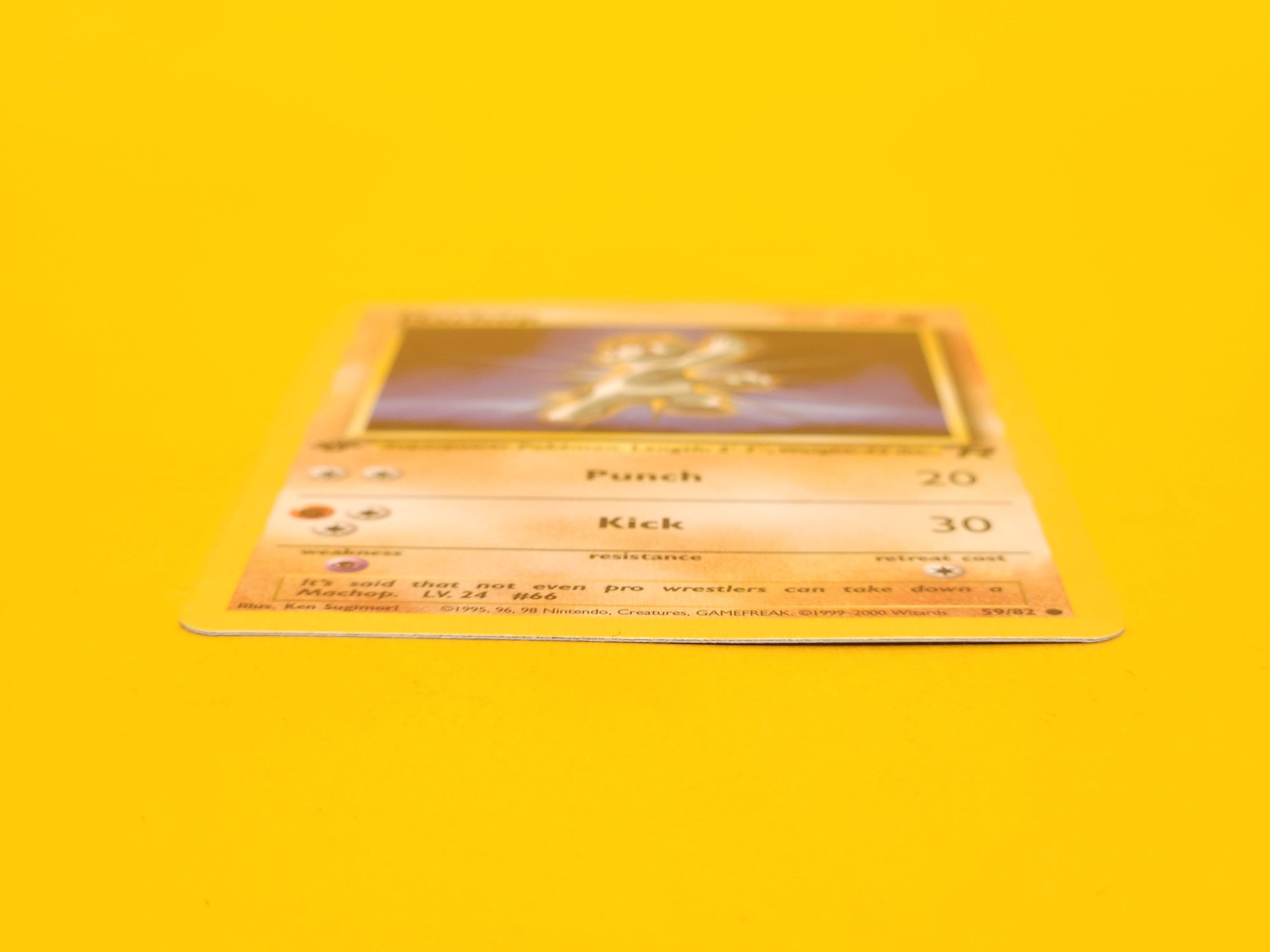 Machop: 59/82 – 2000 Pokémon Common 1st Edition