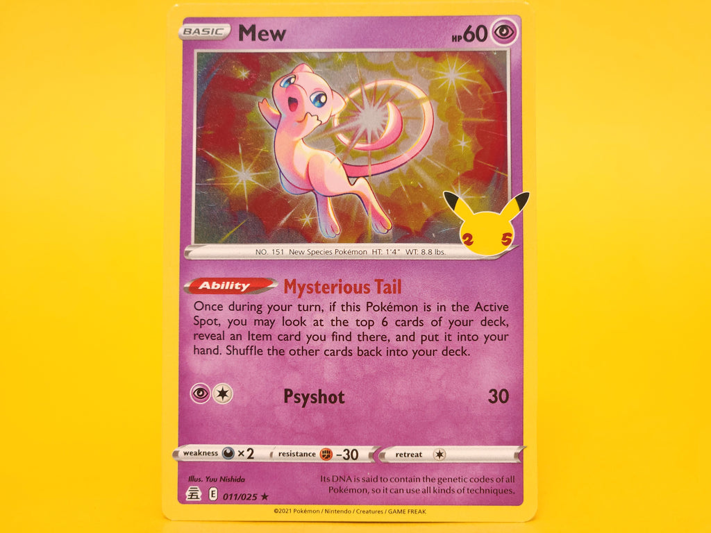 Mew: 011/025 – 2021 Pokémon Rare Holofoil