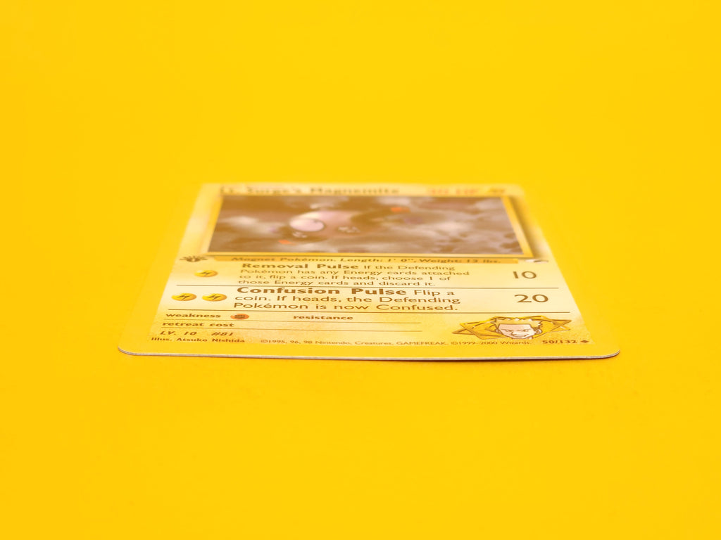 Lt. Surge's Magnemite: 50/132 – 2000 Pokémon Uncommon 1st Edition