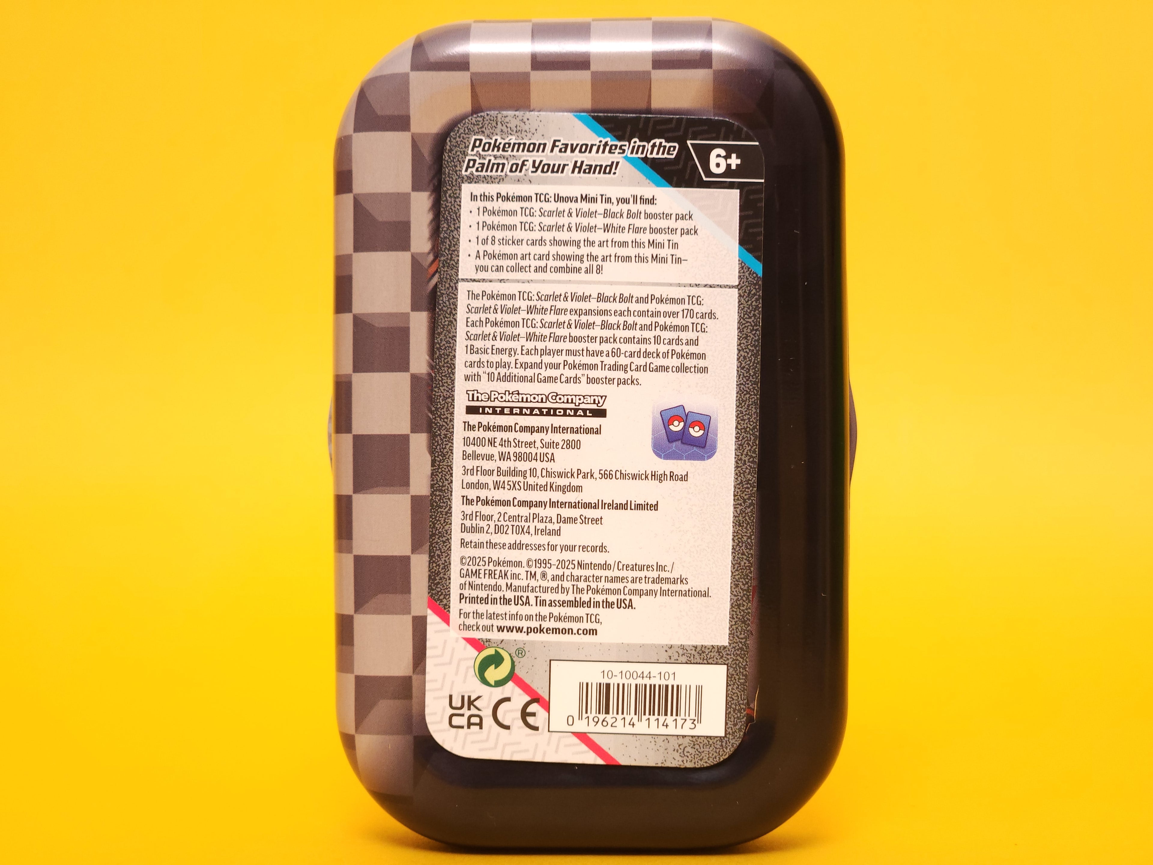 Volcarona & Emolga – 2025 Pokémon Unova Mini Tin